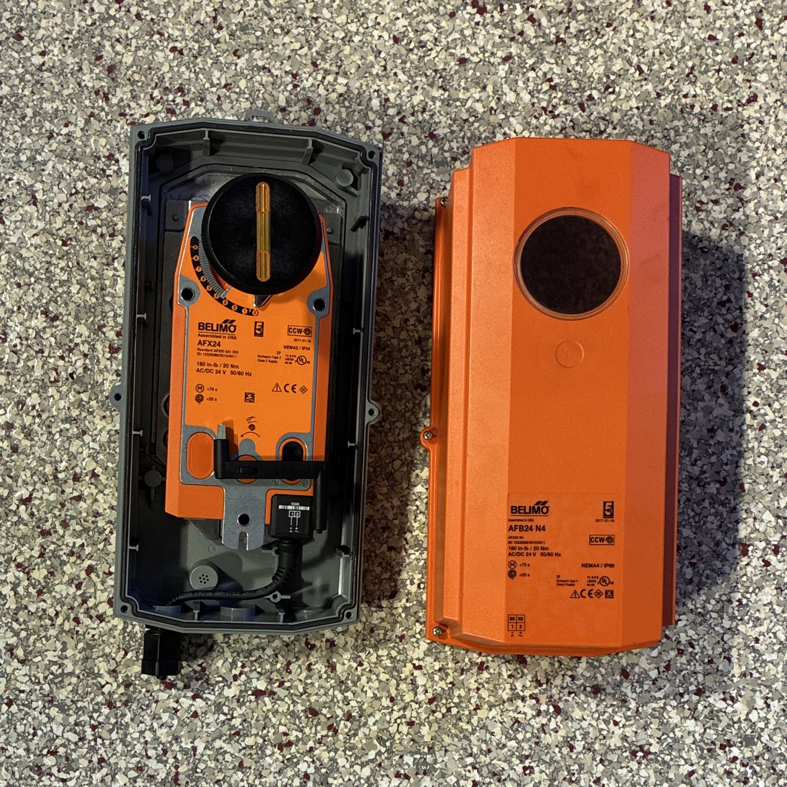 Belimo AFX24 with enclosure Damper Actuator Corded Electric 24V AC/DC 180 in-lb