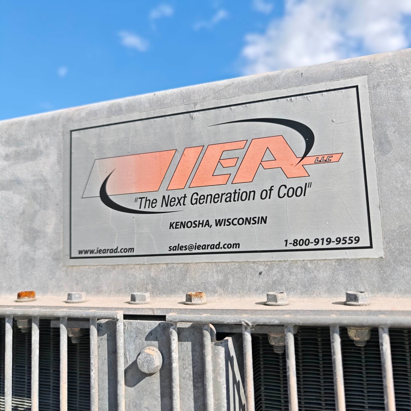 IEA Coolnig Radiator, Heat Exchanger Size 89 x 80 Industrial with Fan Motor 30HP
