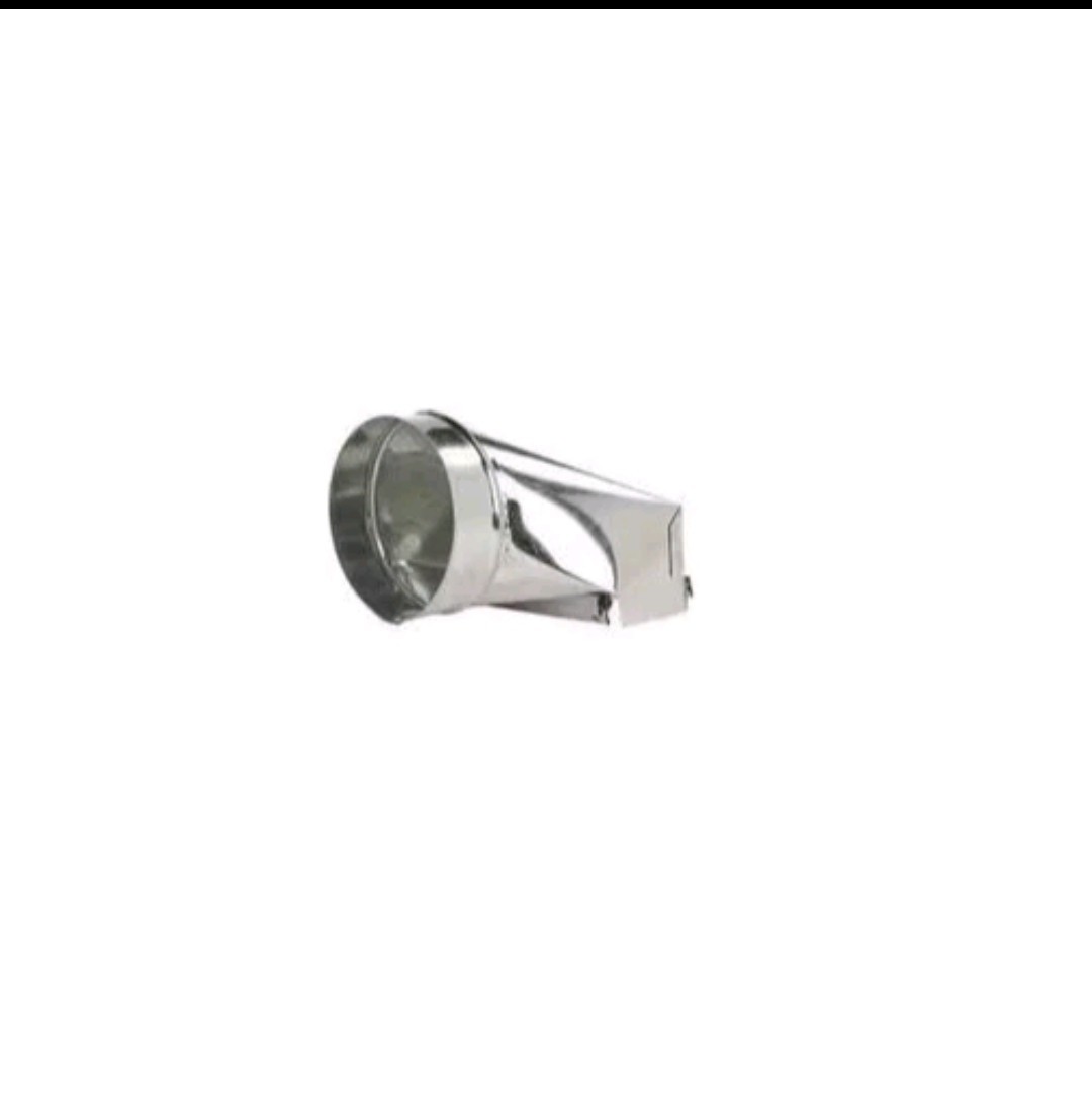 Master Flow Stack Boot 10 in. x 3-1/4 in. to 6 in. 90º Durable Galvanized Steel