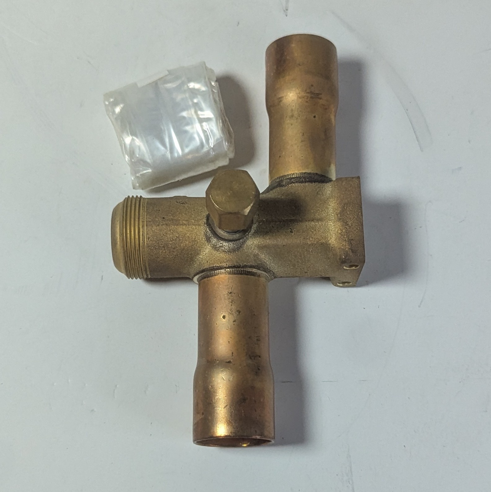 Sanhua Service Valve Kit 7/8″ x 7/8″ Connect x 5″ Side Charge Port 61-104914-04