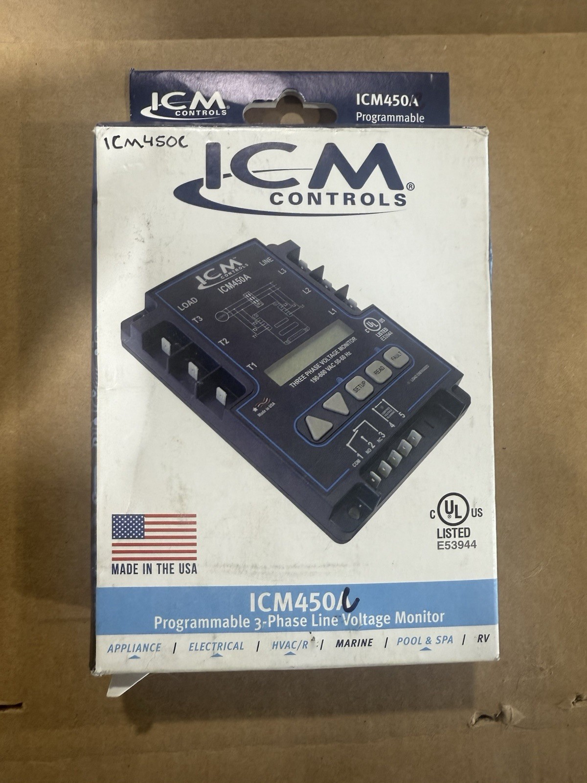 ICM Controls ICM450A 3 Phase Line Voltage Monitor