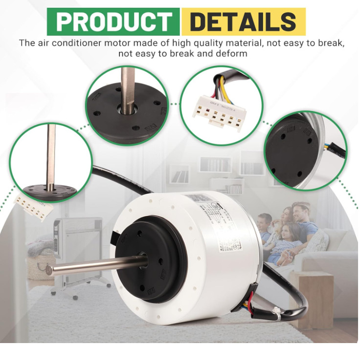 WZDK58-38G Air Conditioning Motor SIC-55CVL-F159-1 DC Brushless Fan Motor, 58W 8