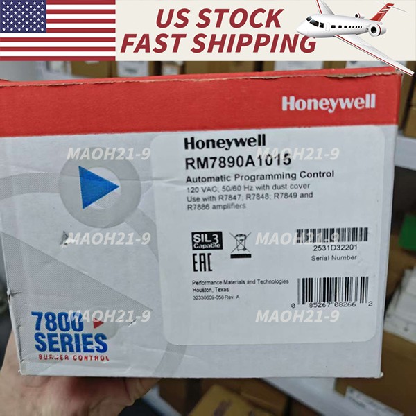 Honeywell RM7890A1015 Industrial Boiler Control, Free Shipping