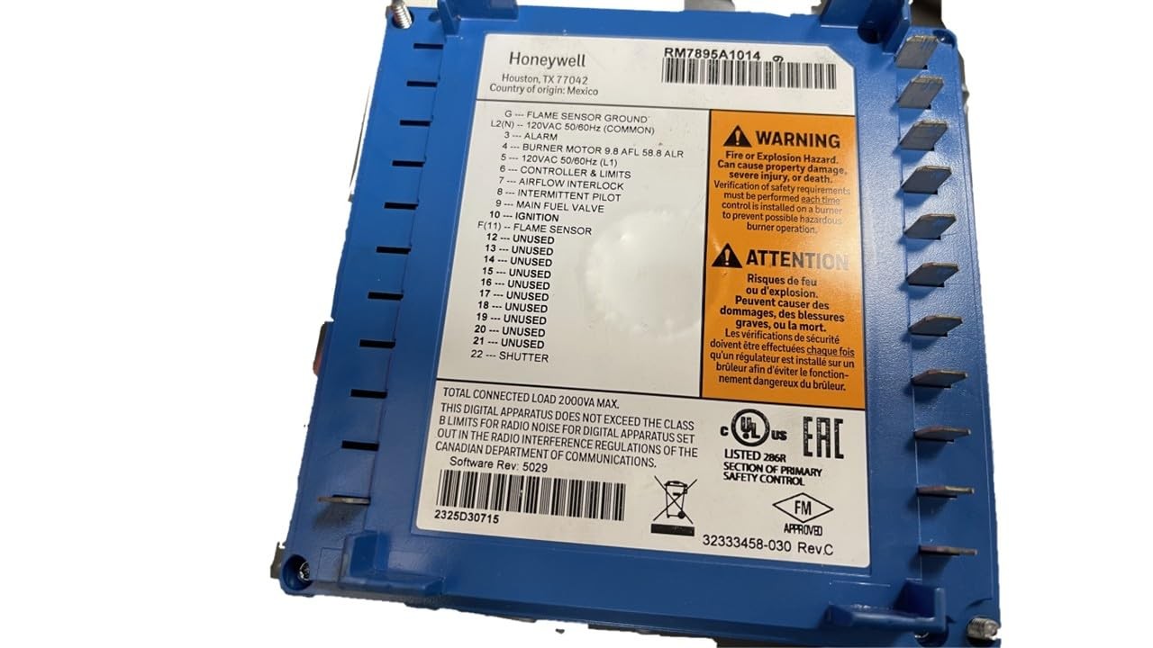 Honeywell RM7895A1014 On-Off Burner Control