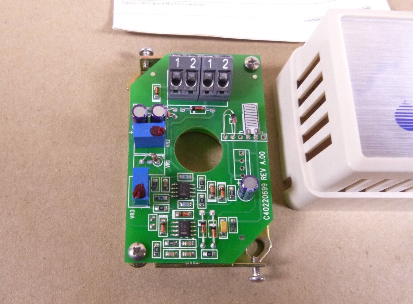General Eastern RH-3-V-S Relative Humidity Transmitter, +/-3% RH, 0 – 5 Vdc