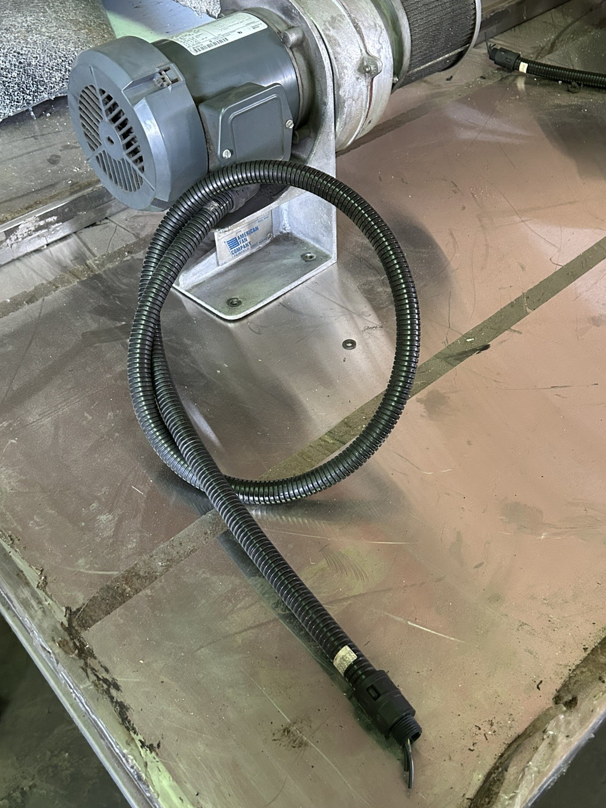 SC-475 American Fan Blower w/ GE 3ph .5hp Motor 200-230/460 3450 rpm