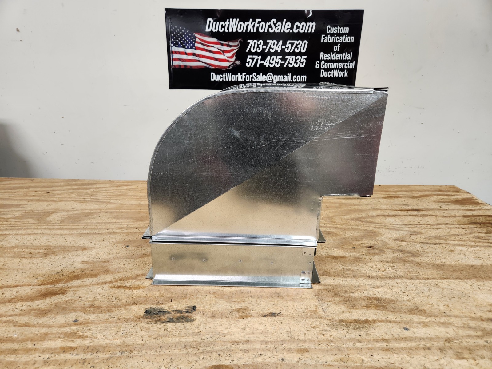 Return Plenum Elbow 14″x20″ to 8″x20″ with Included 14″x20″ Filter Rack Package