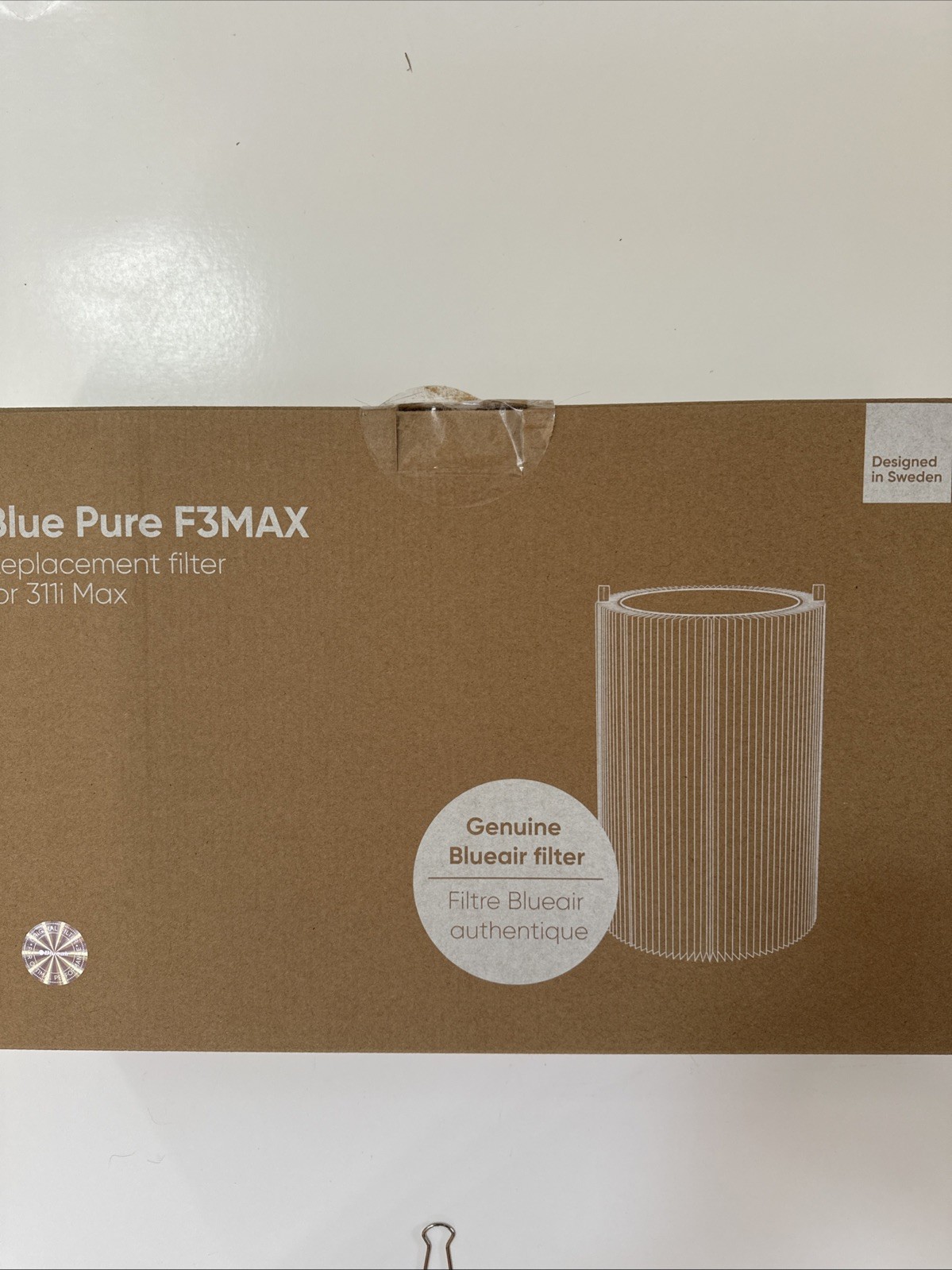 Genuine Blueair Blue Pure F3MAX+ Replacement Filter for 311i+ Max – New