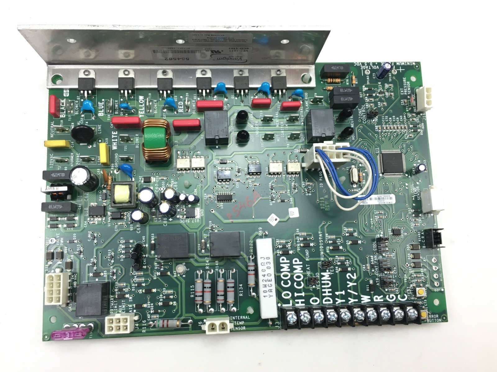 York Luxaire VARIDIGM 554582 Control Circuit Board SCD-1103 VF3-1211 used P546A