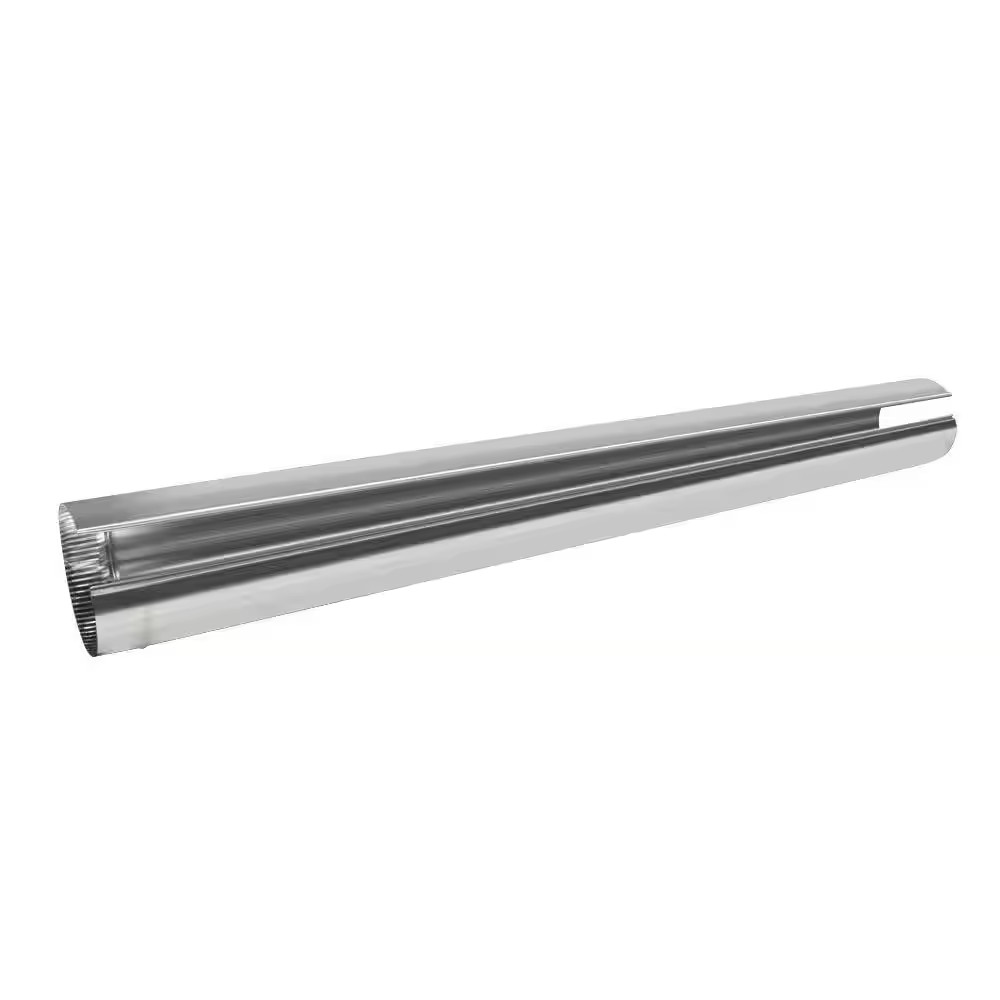 12 In. X 5 Ft. round Metal Duct Pipe