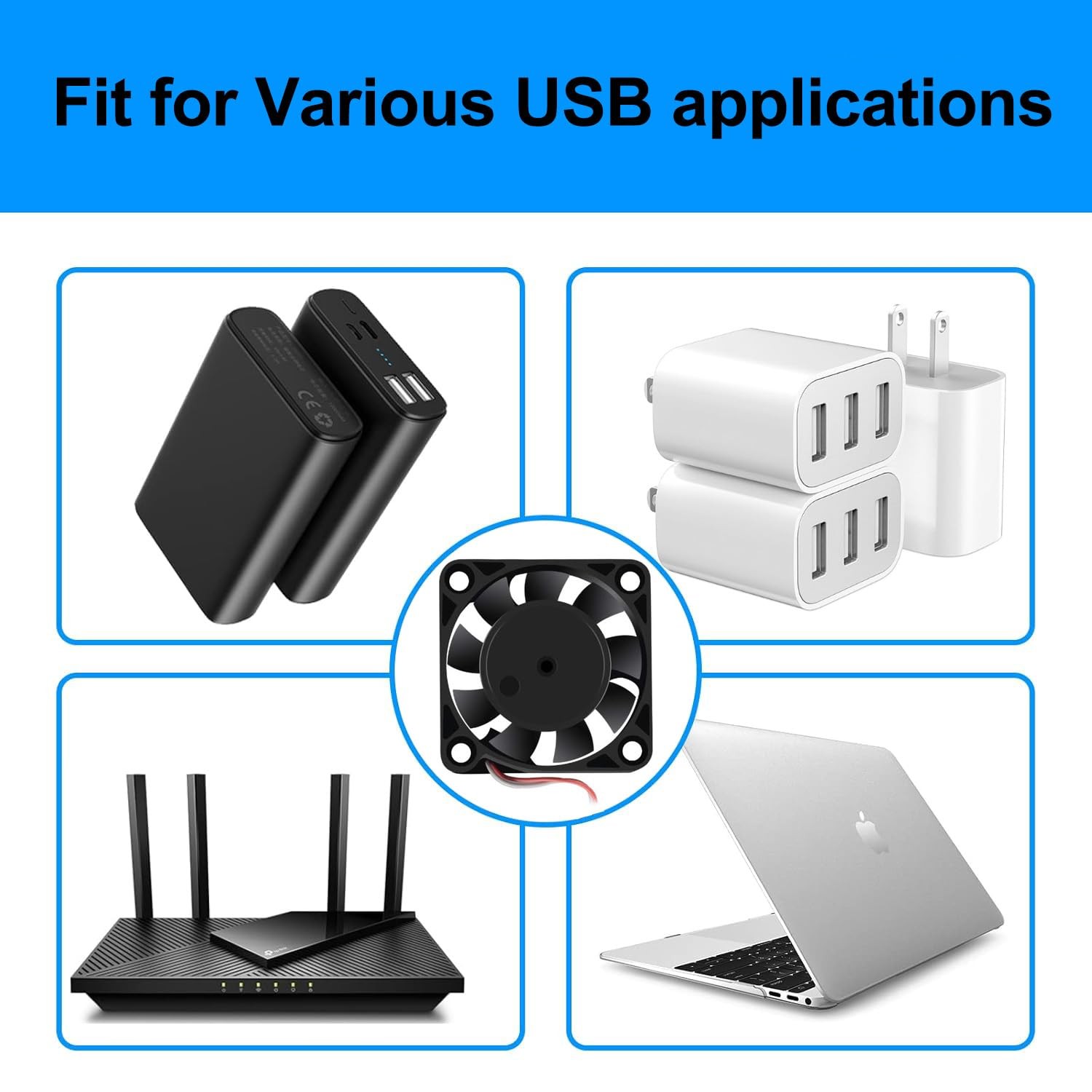 40mm Fan 24V, Ender 3 Upgrade 24 Volt Fans 4010 Works for 24V-2Pack