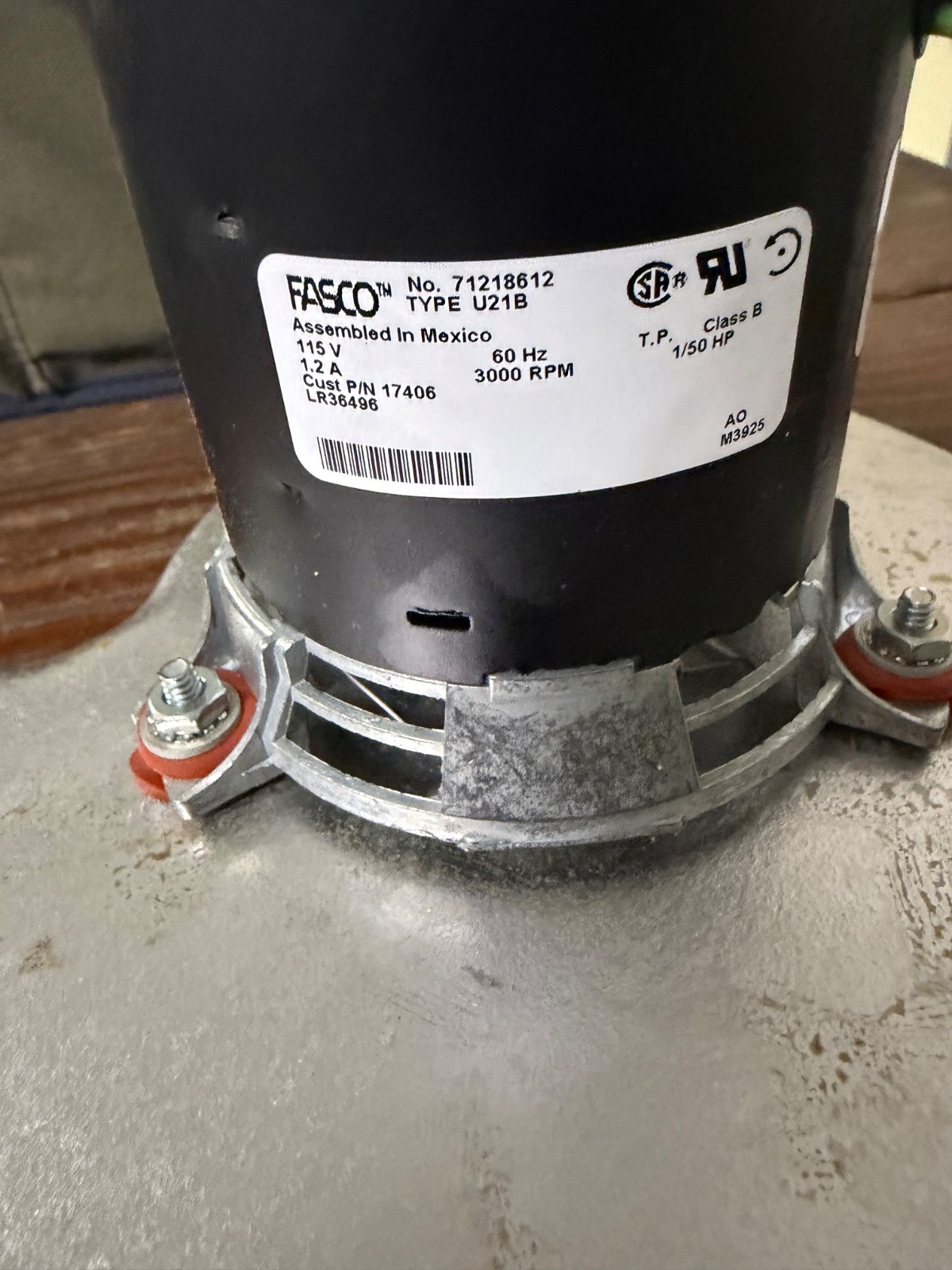 FASCO Inducer Blower Motor for York Furnace
