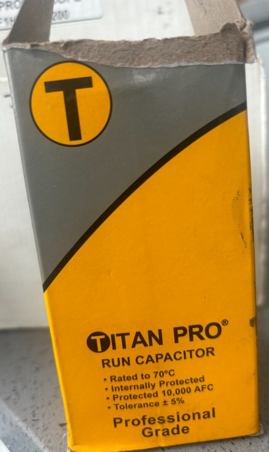 Titan Pro Motor Run Capacitor TRCFD6075 60/7.5 MFD