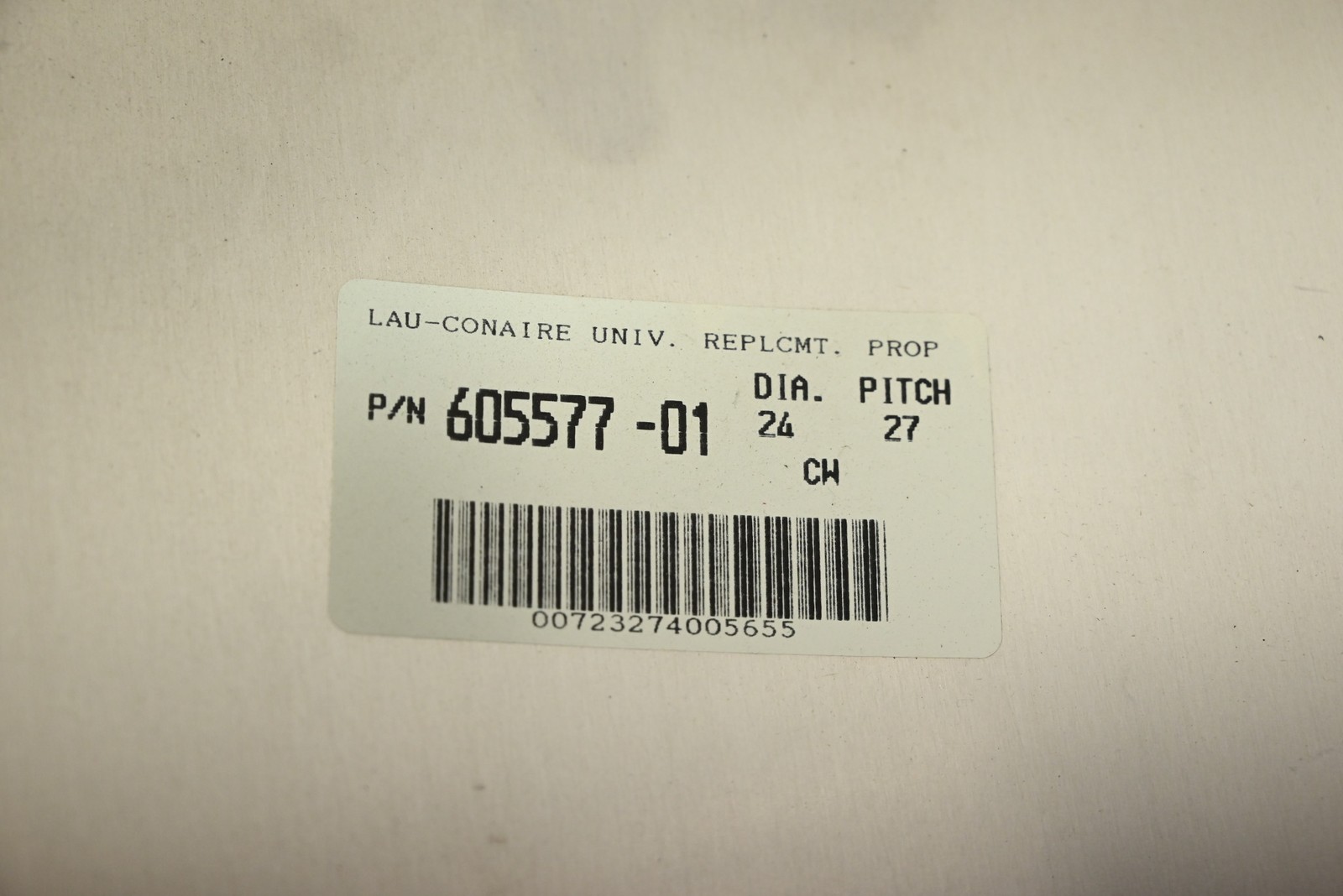 Lau 3 Blade Heavy Duty Condenser Propeller Cw Rotation 27° Pitch 24″ Diameter