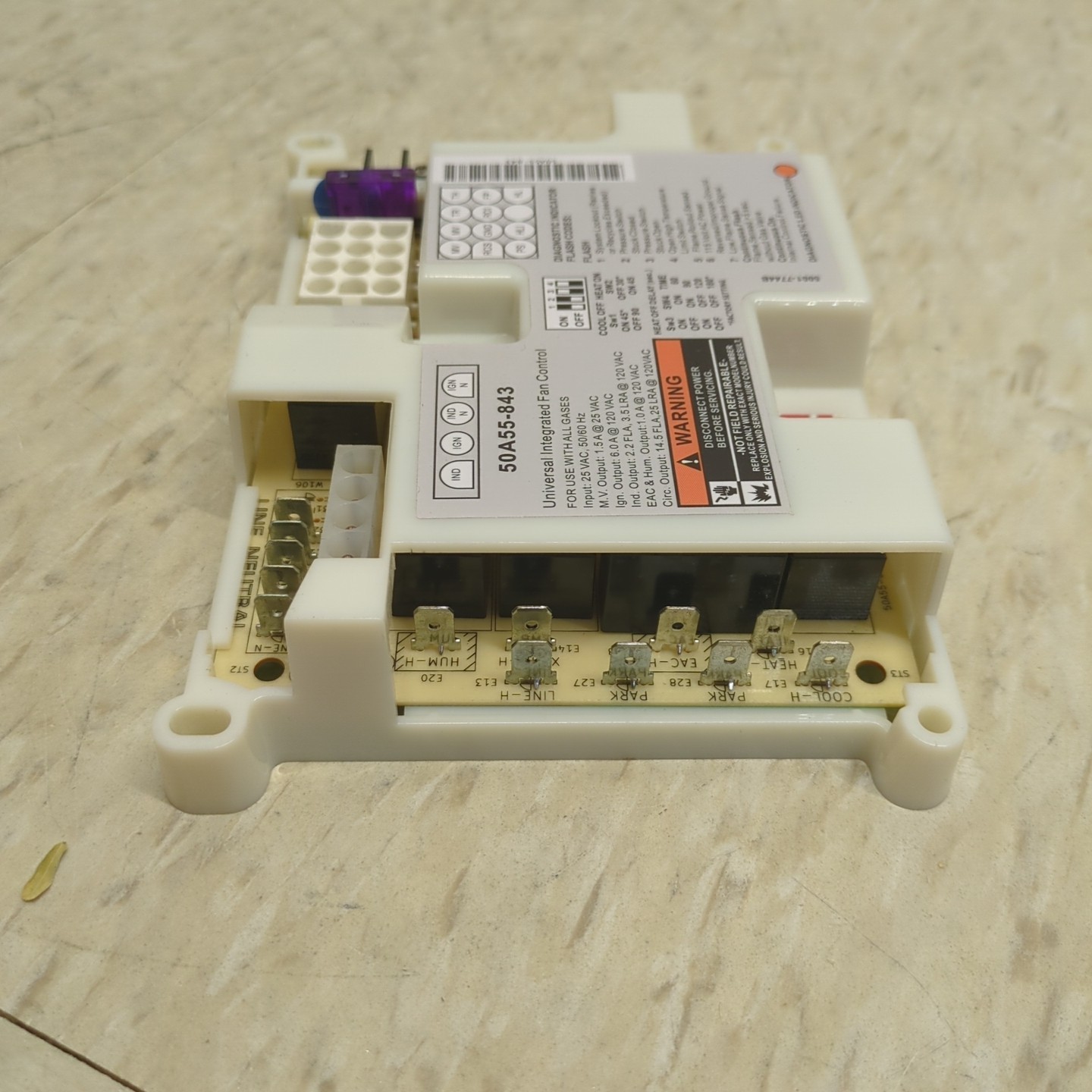 50A55-843 Furnace Control Circuit Board Replacement for White Rodgers