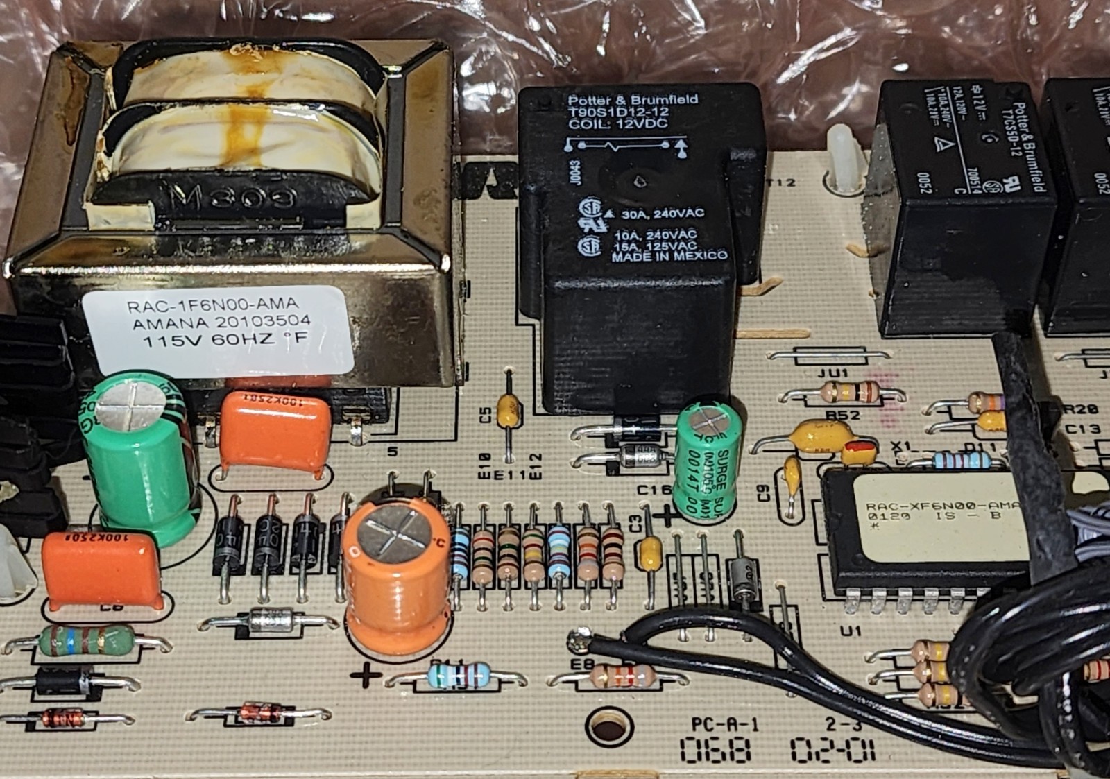 AC Amana 20103501 Air Conditioner Control Board 20103504 7128005-007 NOS See Pic