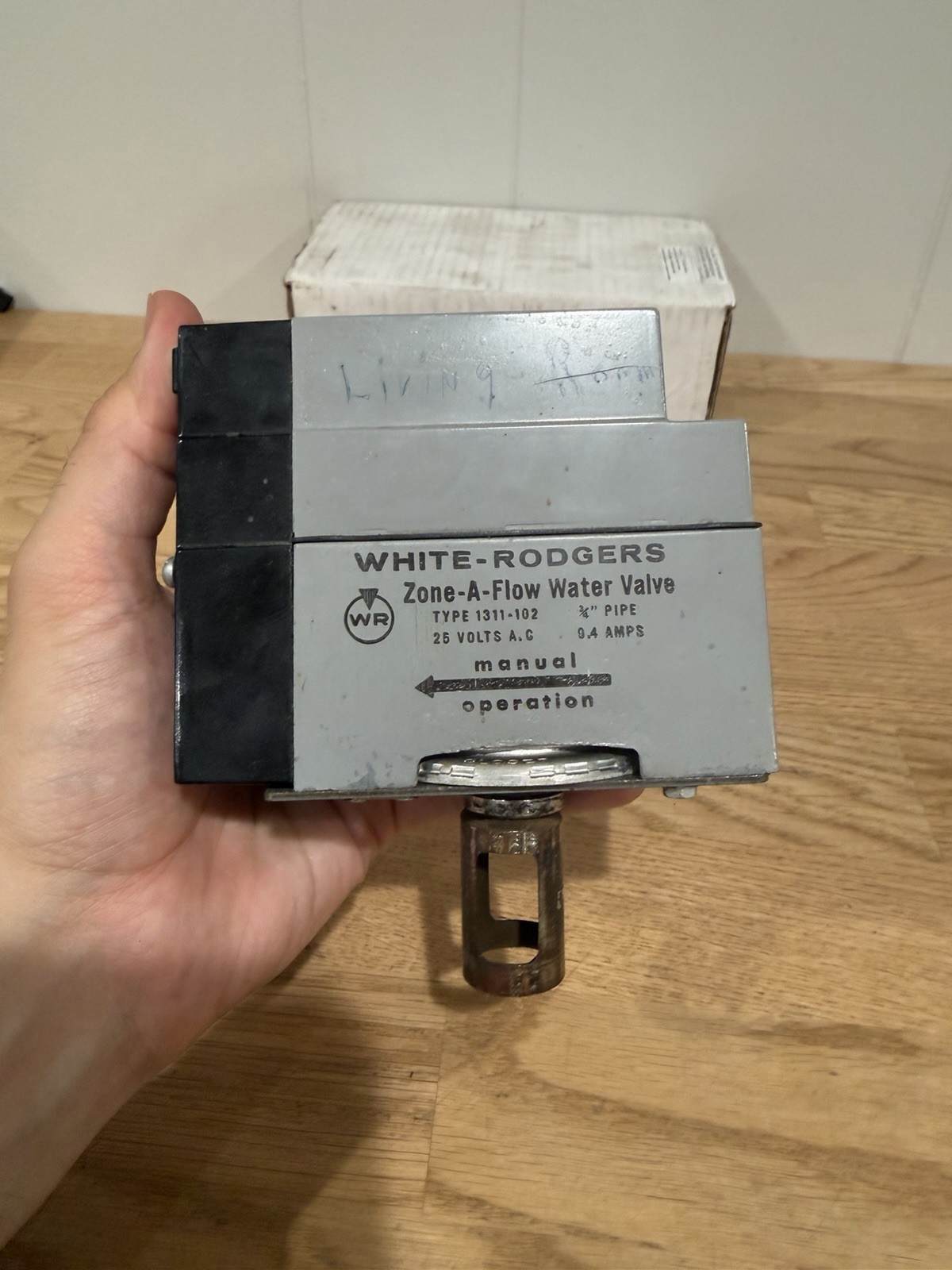 White-Rodgers 1311-102 Hydronic Zone Valve Brass Metal Model 1311-102 3 Wire
