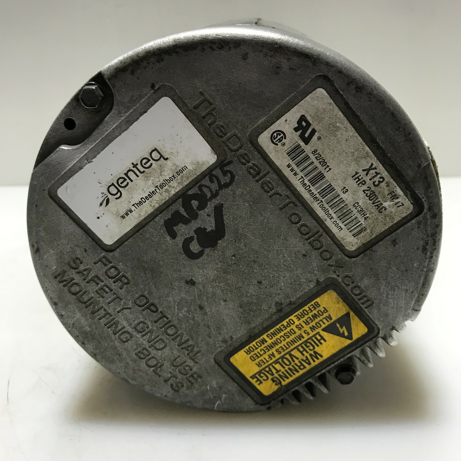 Genteq X13 Blower Motor 5SME39SXL122 208-230V 1050RPM 1PH HD52AE137 used #MC225