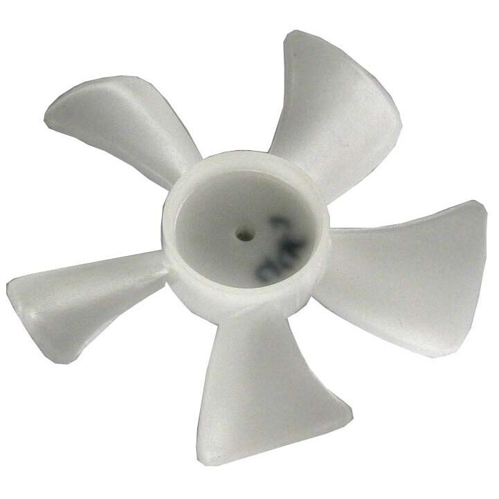 Appli Parts APFB-445 4 in Plastic Fan Blade CCW 3/16 in Shaft, 5 Blades fits Mot