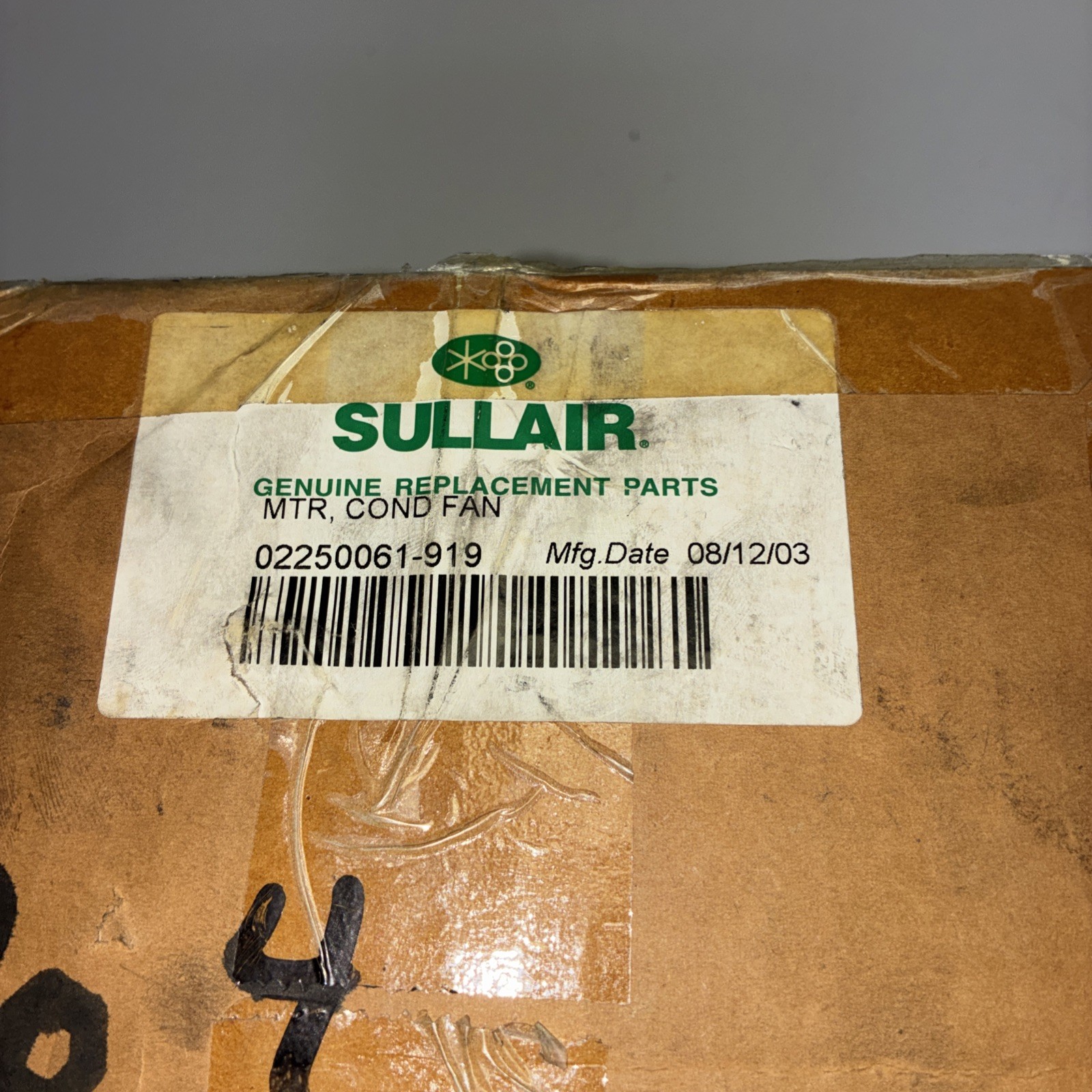 Sullair 02250061-919 Motor Condenser Fan AO Smith F48B09A12 1/4HP 460V Open Box