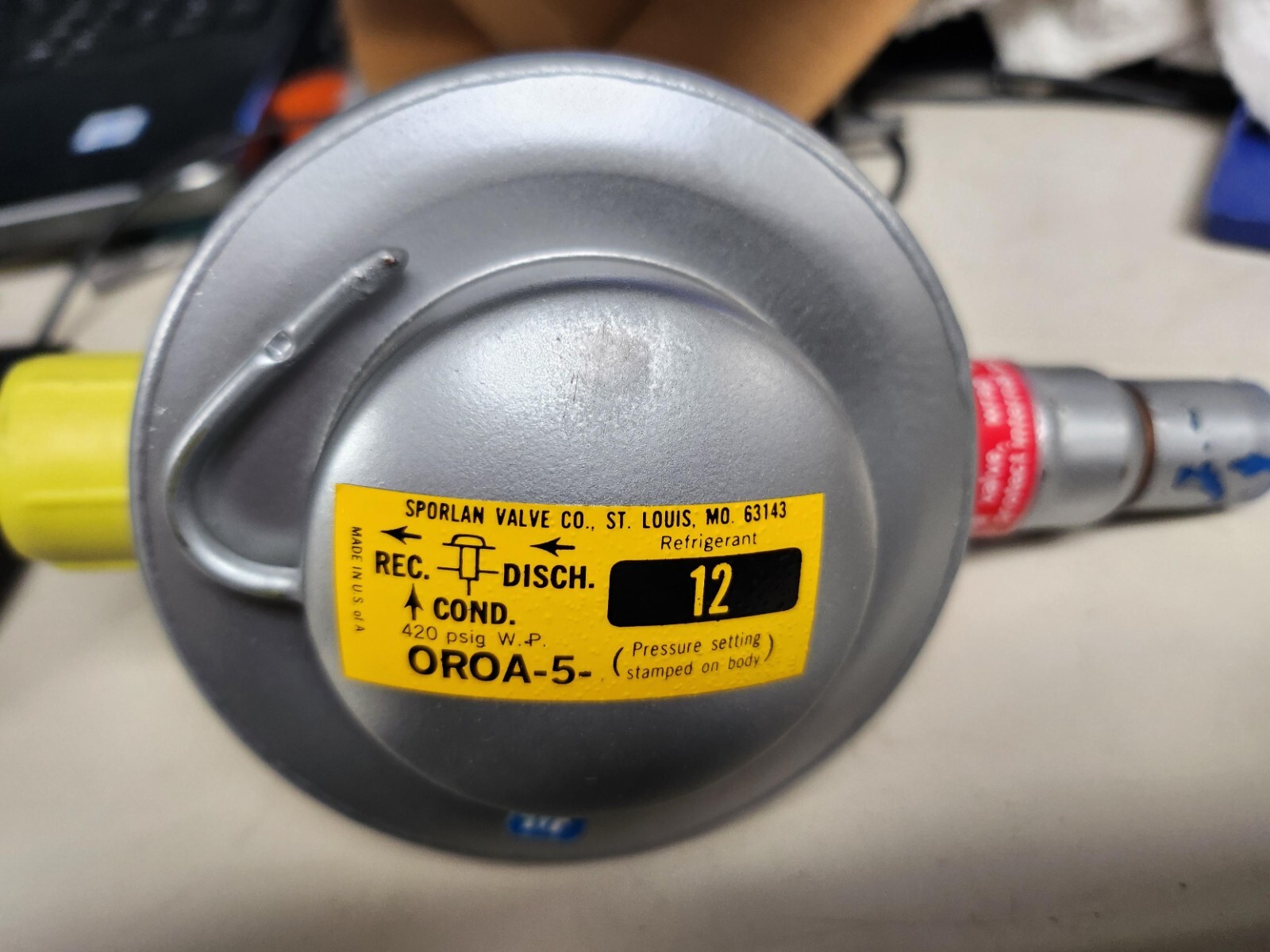 SPORLAN OROA-5-100 psig 7/8″ ODF Head Pressure Control Regulating Valve NOS