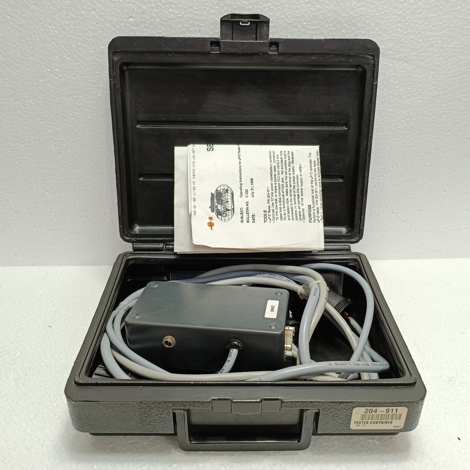 Thermo King uP-D TESTER 2204-911 for Refrigeration Unit Controller Diagnostics