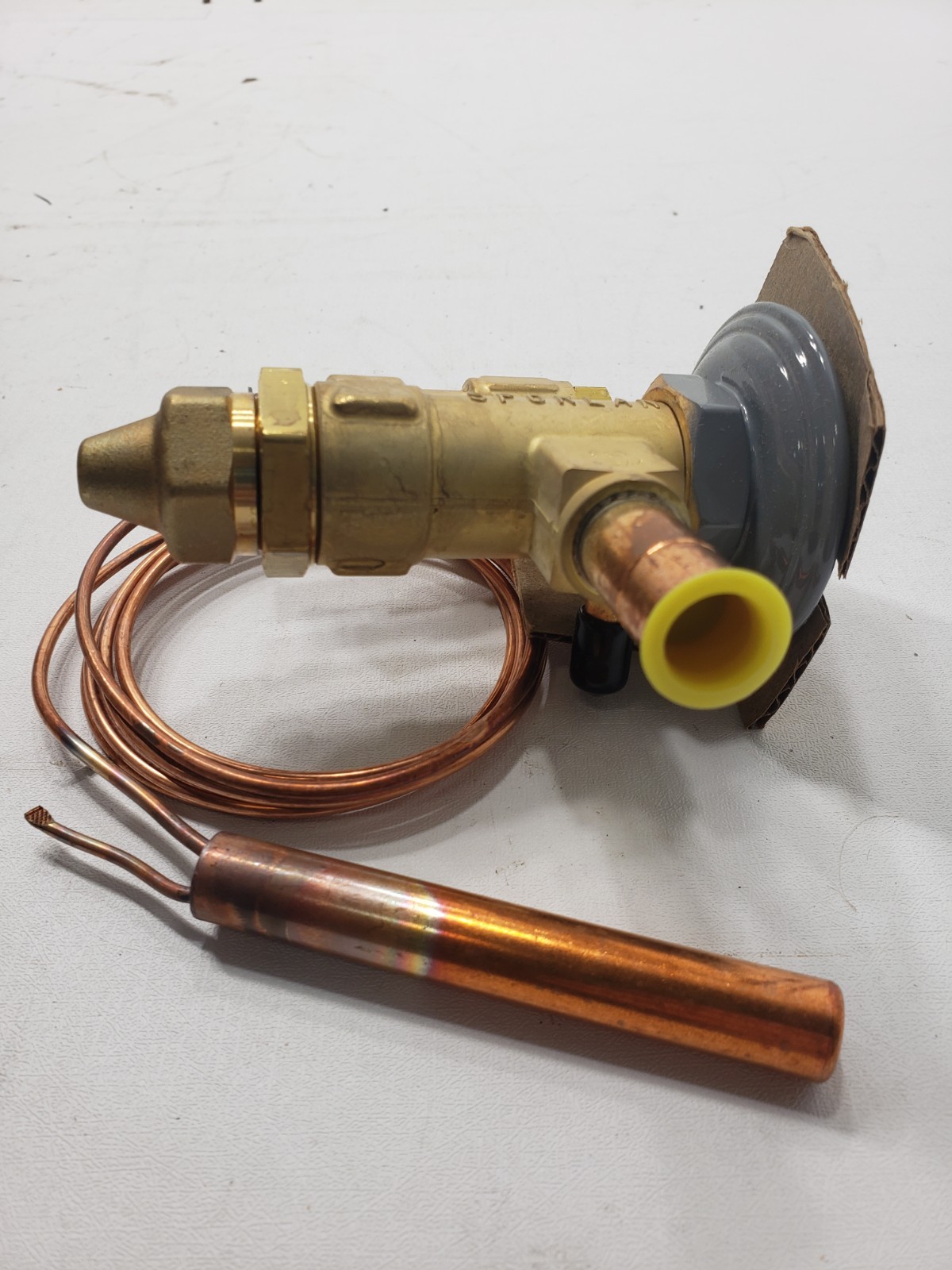 Sporlan Thermostatic Expansion Valve EGVE-3/4-C 3/8×1/2 ODF Solder 1/4 ODF EXT