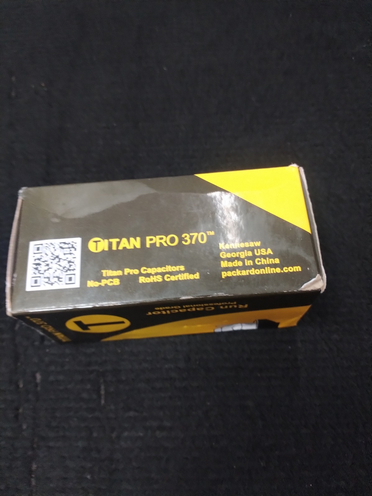 Titan Pro TRCD455 HVAC Round Dual Run Capacitor. 45+5 370 VAC A/C PACKARD
