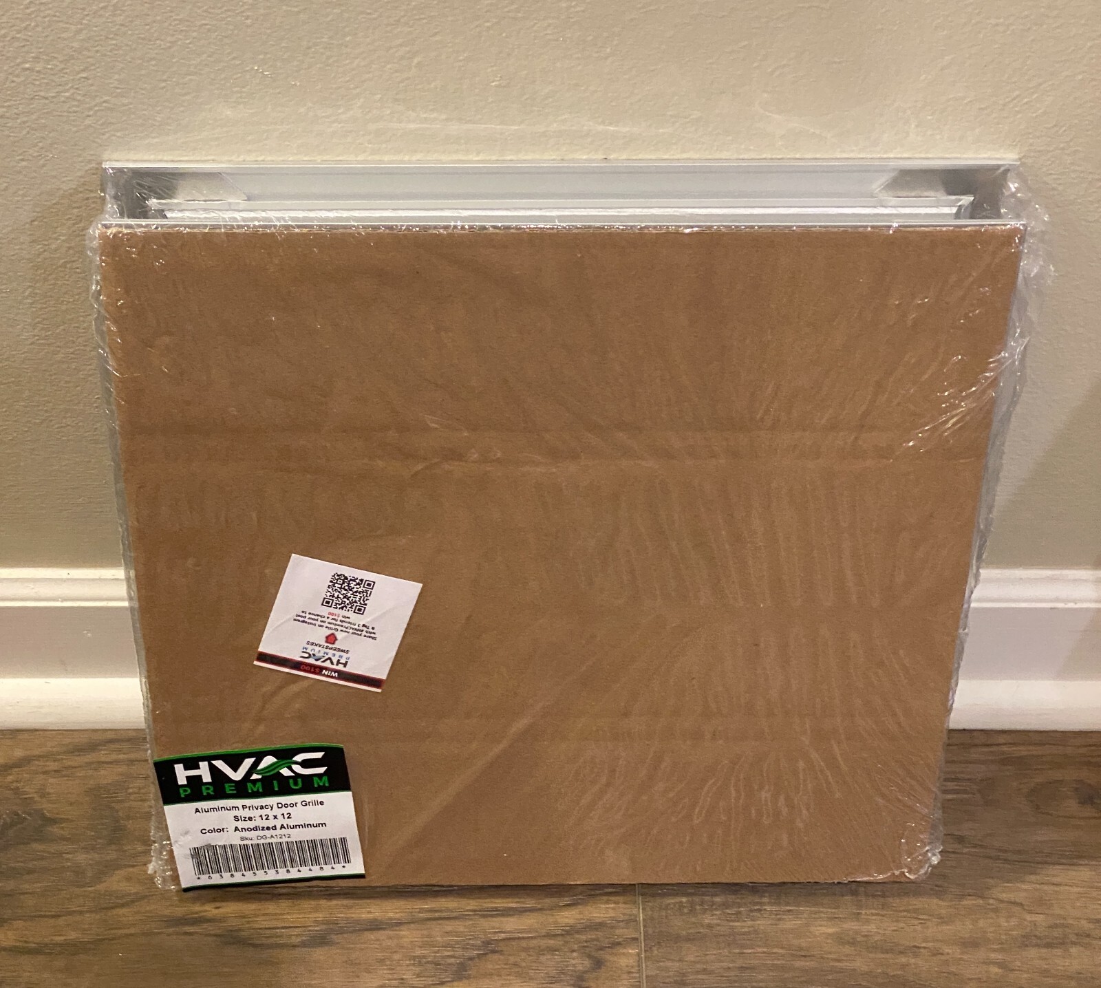 HVAC Premium Return Air Grille 12×12 Aluminum Privacy Vent Door ‎DG-A1212 – NEW