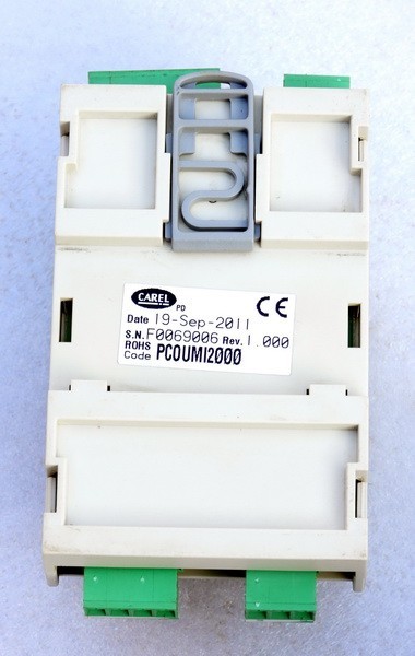 CAREL PCO ROHS CODE PCOUMI2000 REV 1.000 HUMIDIFIER HUMIDITY INTERFACE MODULE