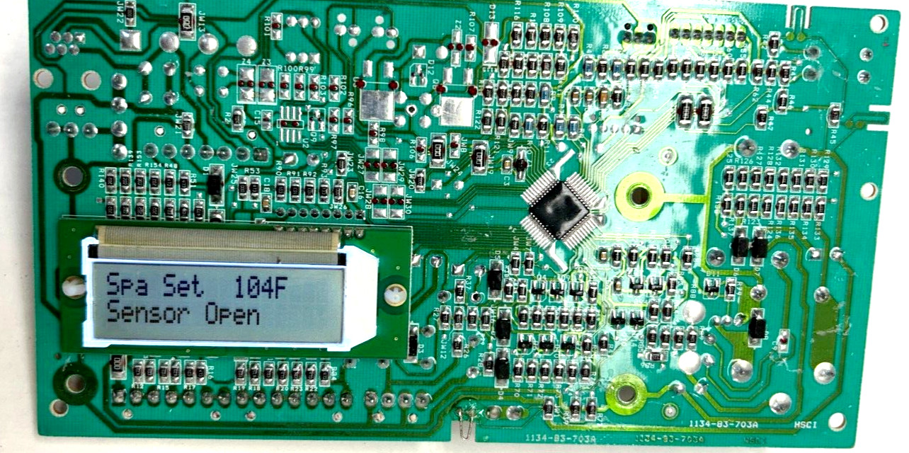Raypak 601944 Pool/Spa Heater PCB Control Circuit Board 1134-700 refurbish D485A