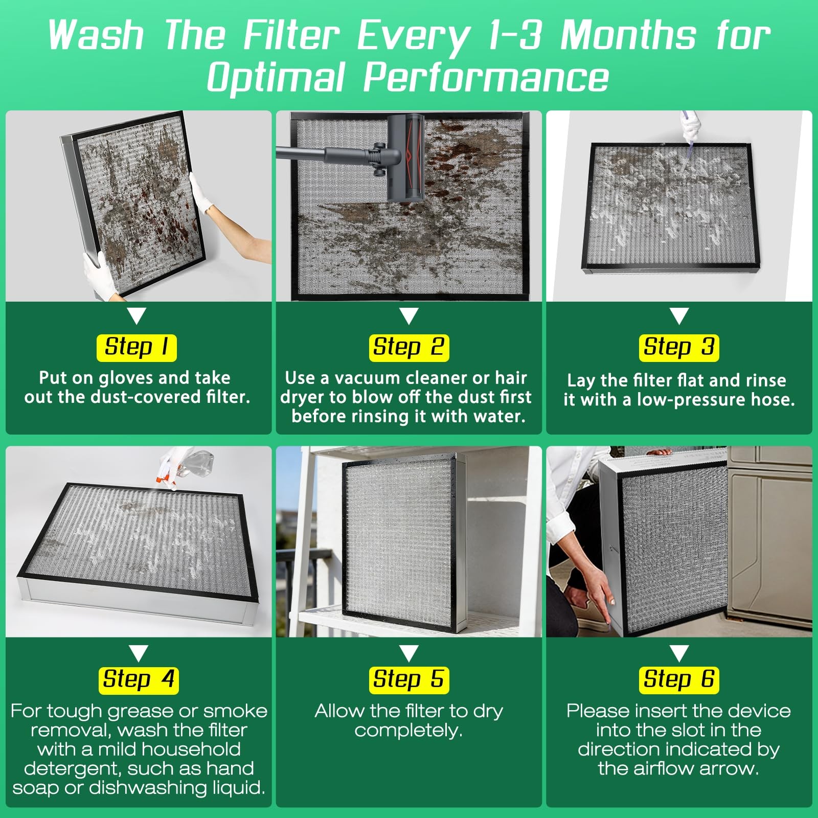 20x25x4 Air Filter, MERV11 Rated Electrostatic 20″ x 25″ x 4″, silver