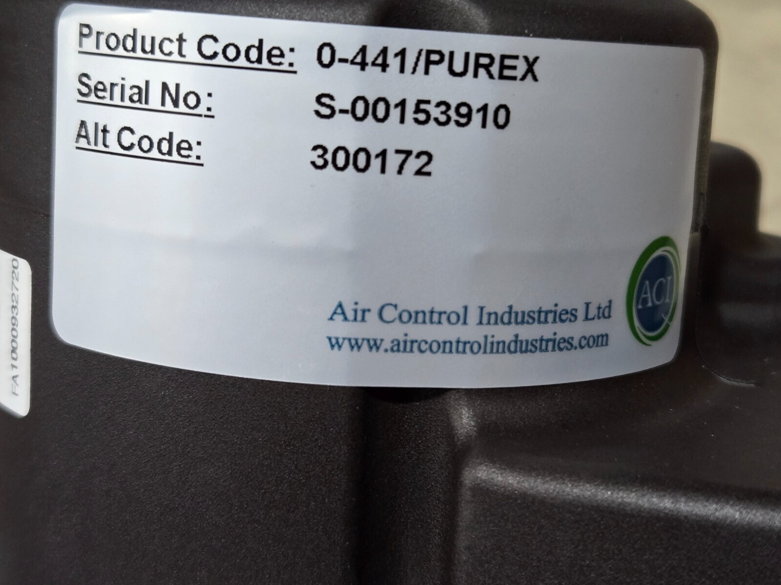 PUREX (Ebmpapst) 300172, 230V Blower Motor (Fume Extractor Xbase 400 & Alpha 400