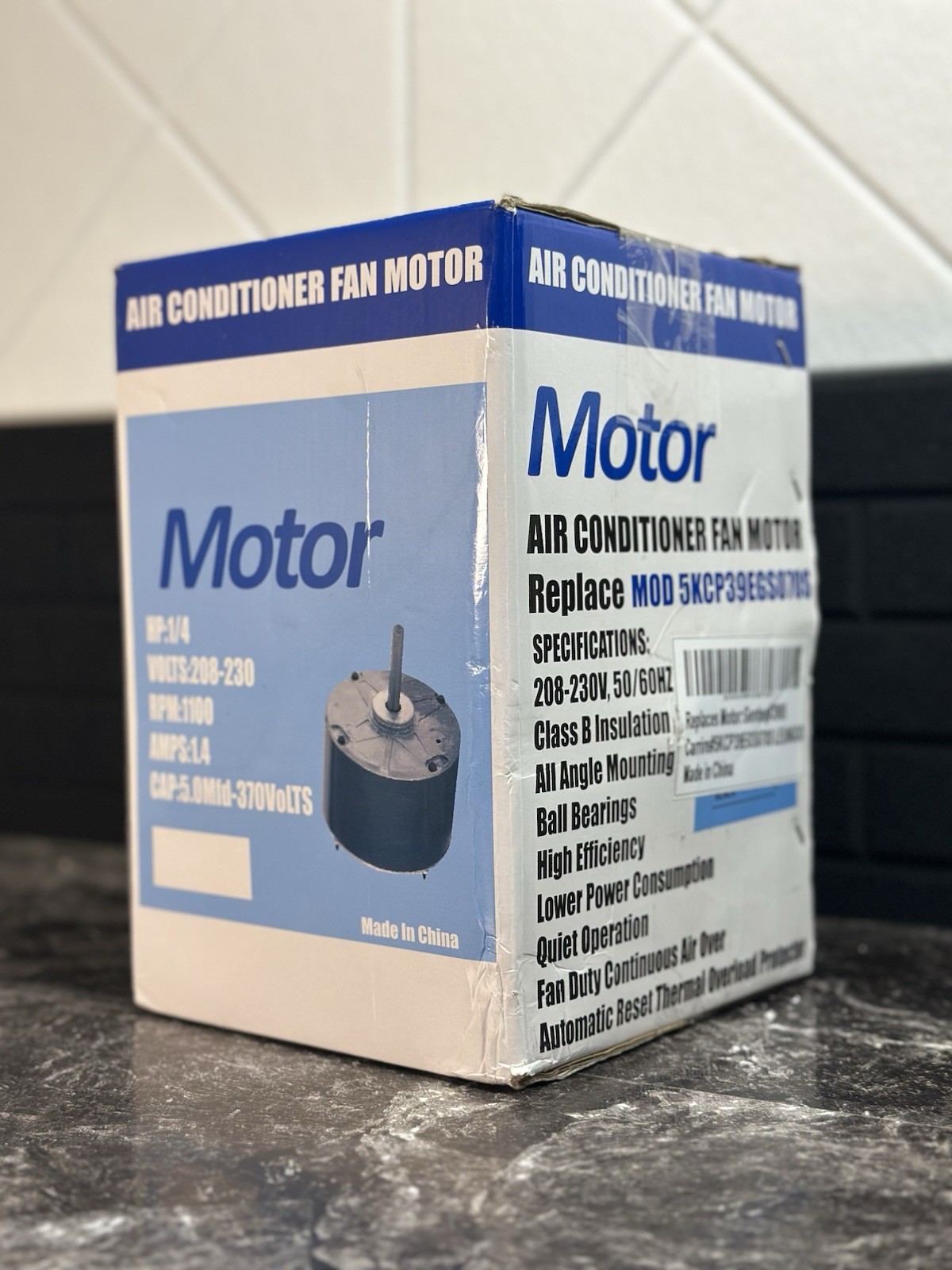 5KCP39EGS070S Condenser Motor, 208/230V, 1/4 HP 1100 RPM