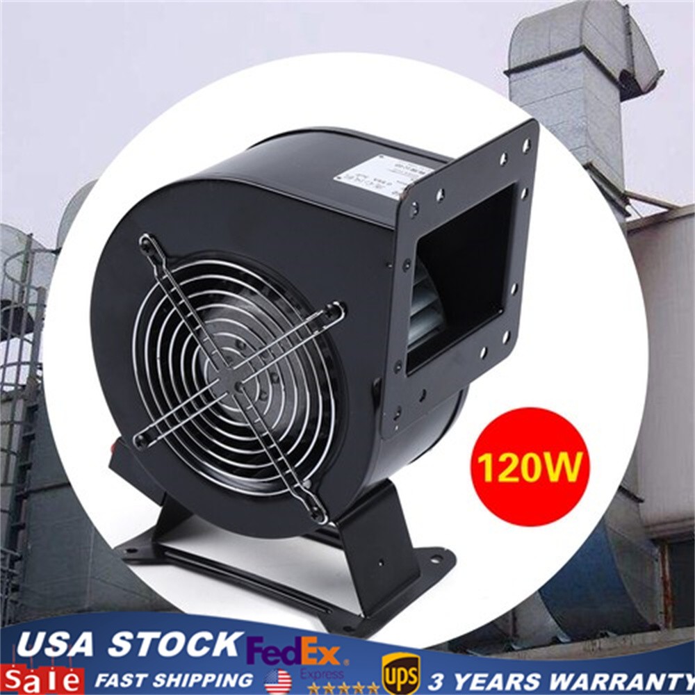 120W 110V Blower Fan Boiler Fan Fireplace Wood Furnace Boiler Blower Fan New