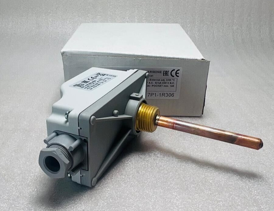 TG 7P1-1R306 immersion thermostat EXTERNAL 0/90 C250V POCKET MM 100