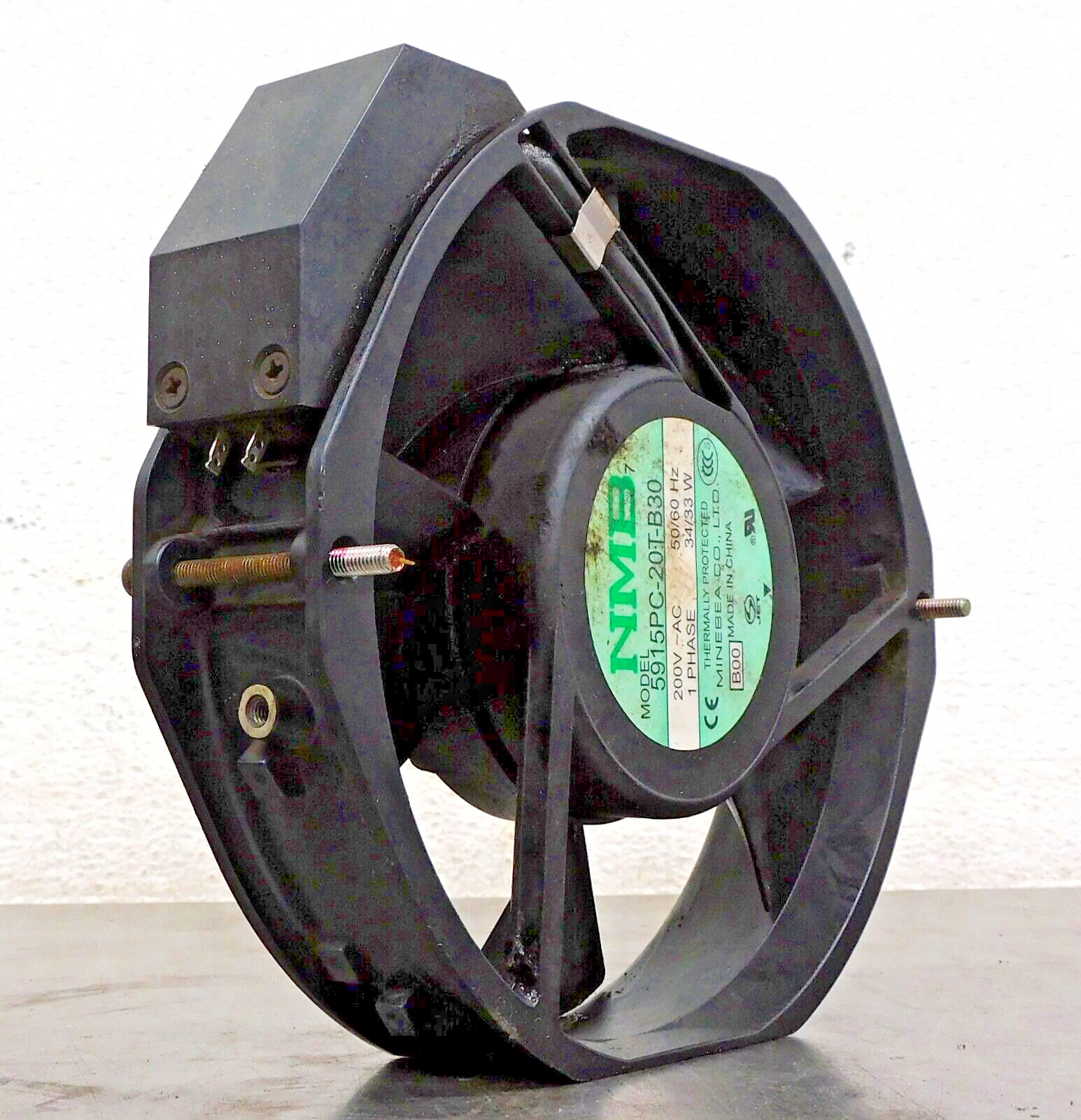 NMB 5915PC-20T-B30 AC Cooling Fan 200V 50/60Hz 34/33W 1 Phase