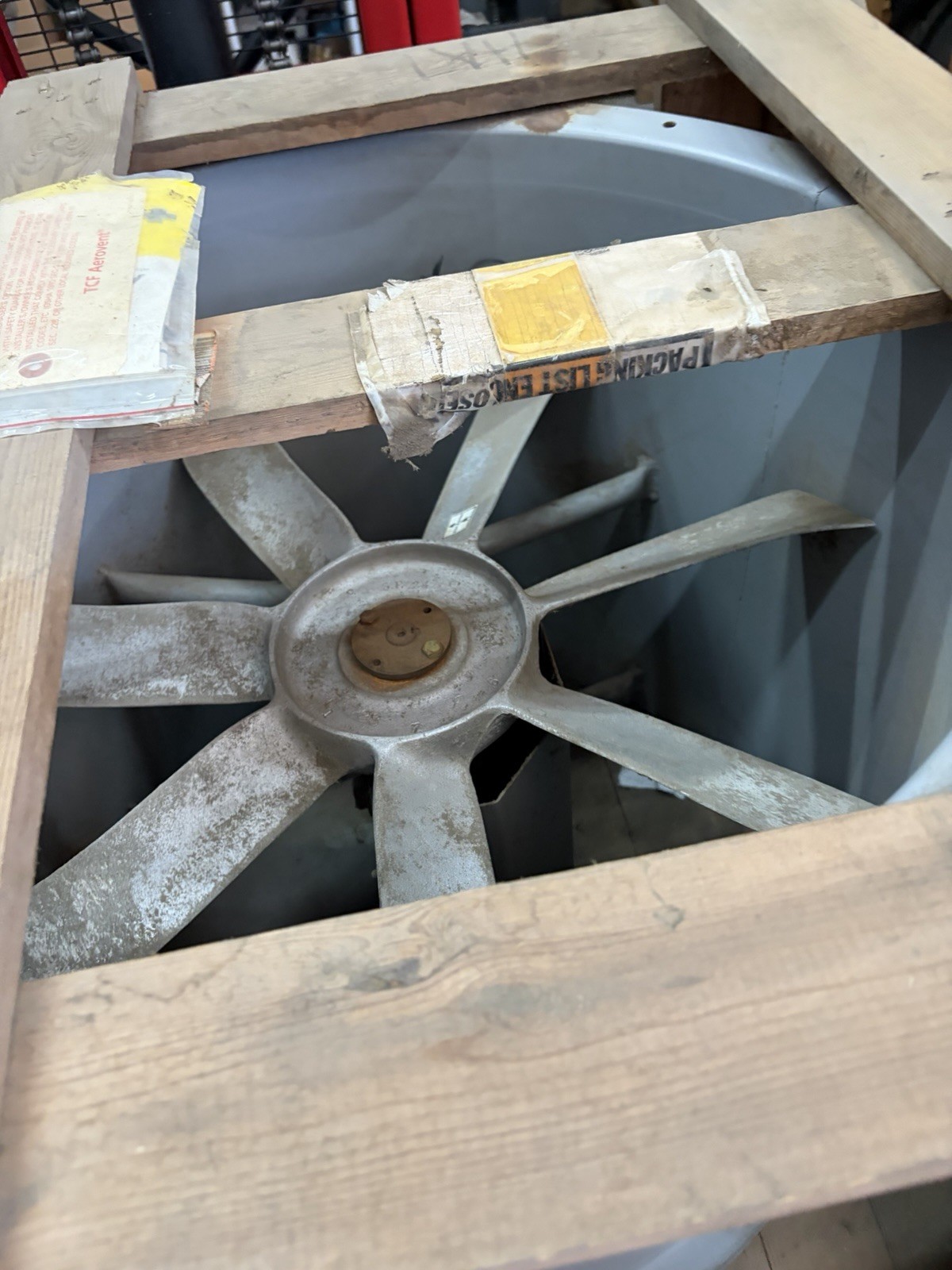 Aerovent 24S728-TABD-1411-1 Tubeaxial Exhaust Fan 1HP Industrial Ventilation Fan