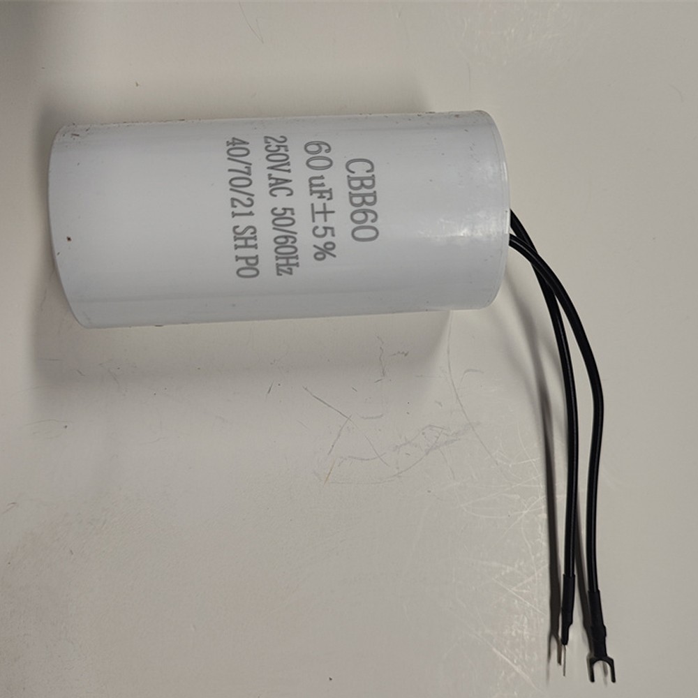 NEW CBB60 60UF 250VAC 250V Capacitor (Wire) Wire Motor Run Capacitor CBB60