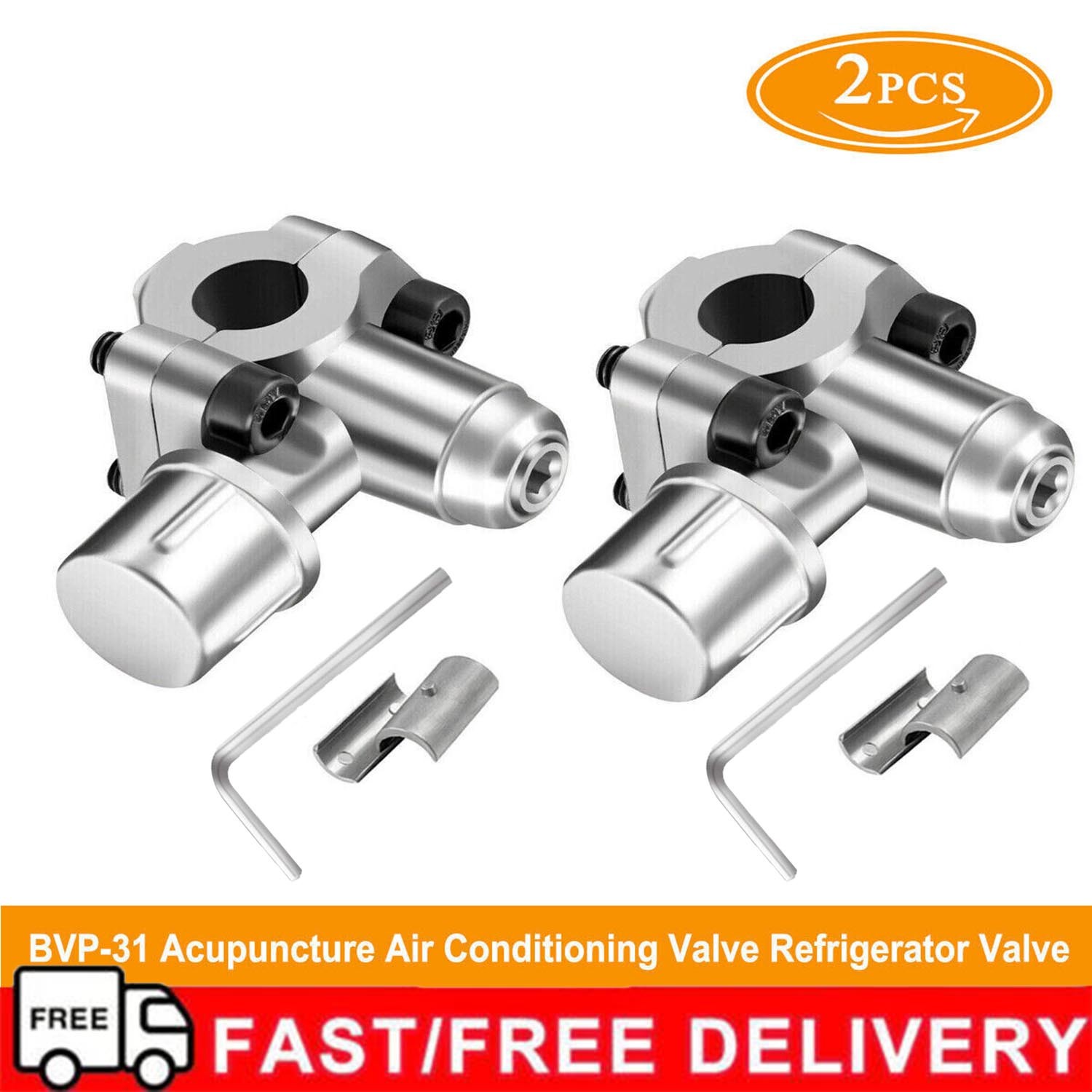 2Pcs BPV31 Bullet Piercing Valve 3 In 1 Access For Air Conditioners HVAC