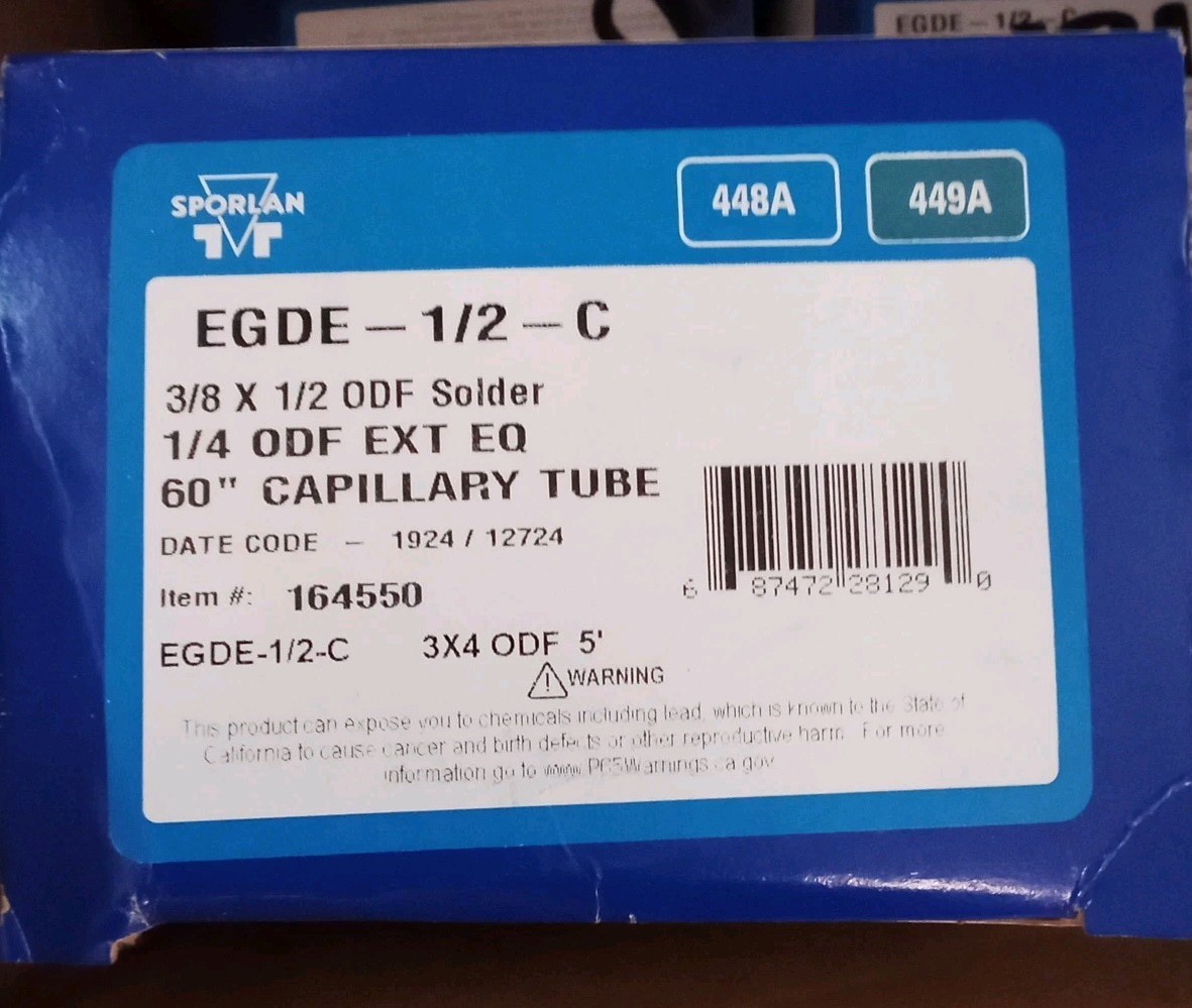 Sporlan Edge 1/2-C Thermostatic Expansion Valve PN(164550)