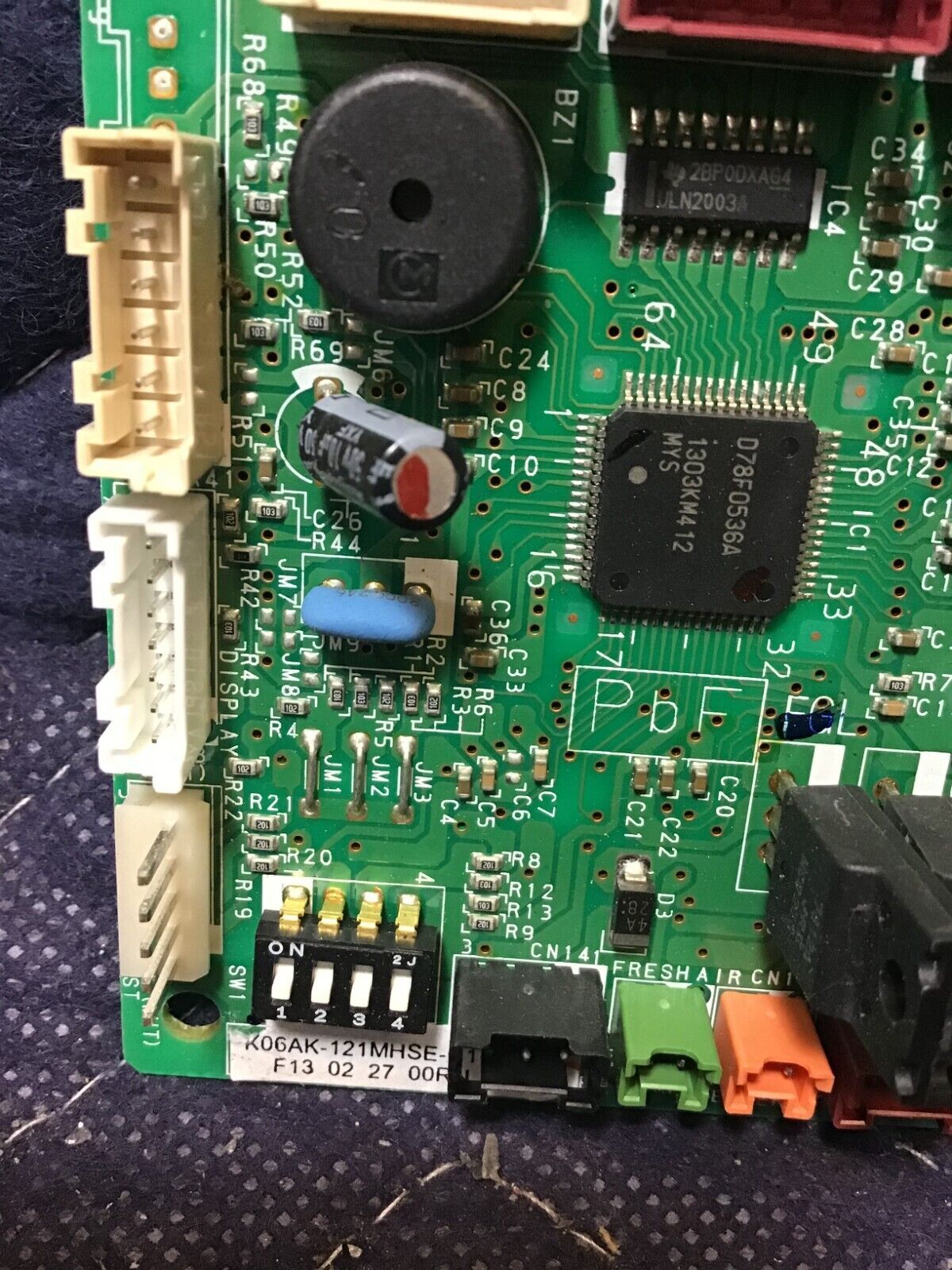 Fujitsu K06AK-C-A Control Board Green for Air Conditioning System Indoor Unit