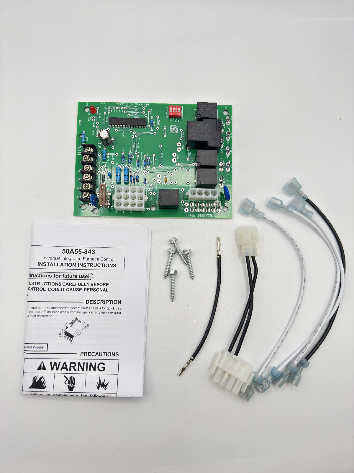 50A55-843 Furnace Control Board, Ignition Control Module W/ Harness