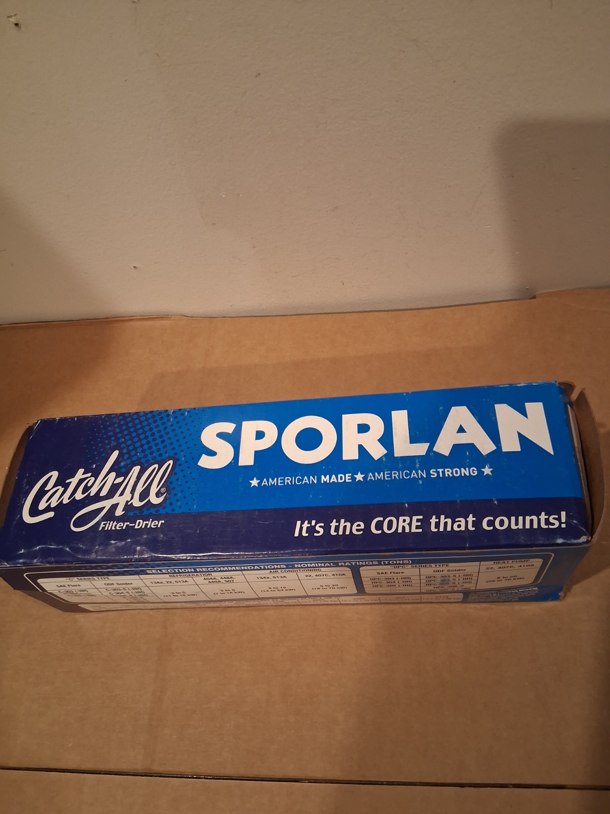 New Sporlan C-305 Catch-All 5/8″ ODF Liquid Line Filter Drier