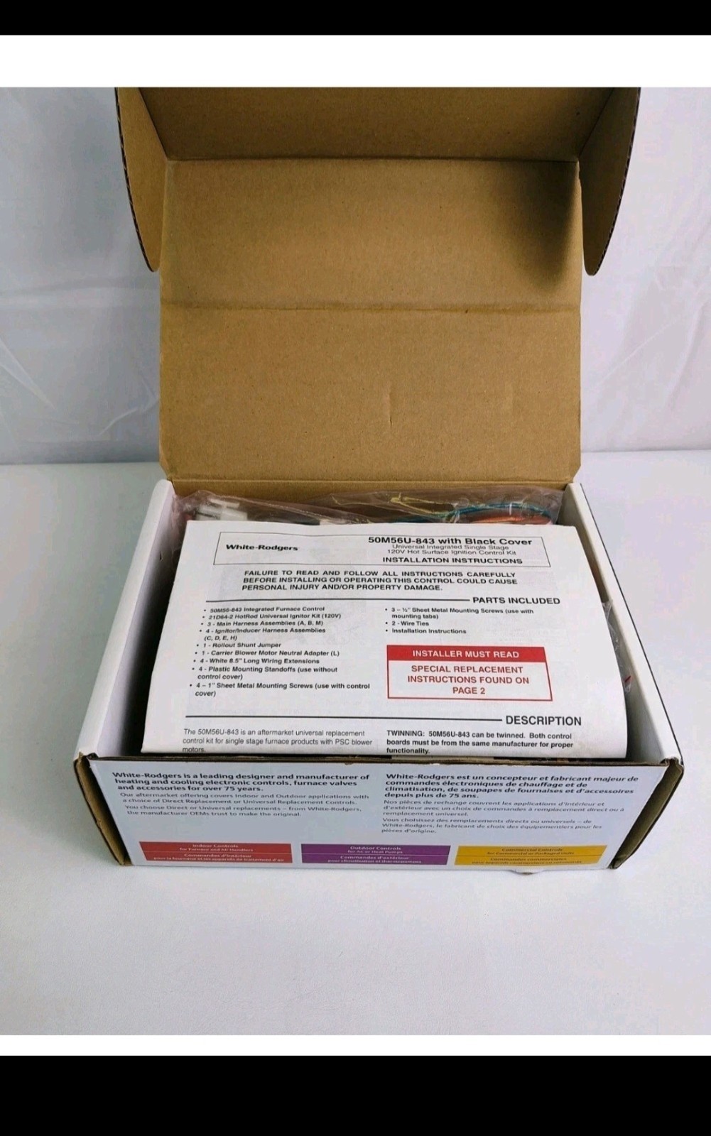White-Rodgers 50M56U-843 Rodgers Universal Integrated Control