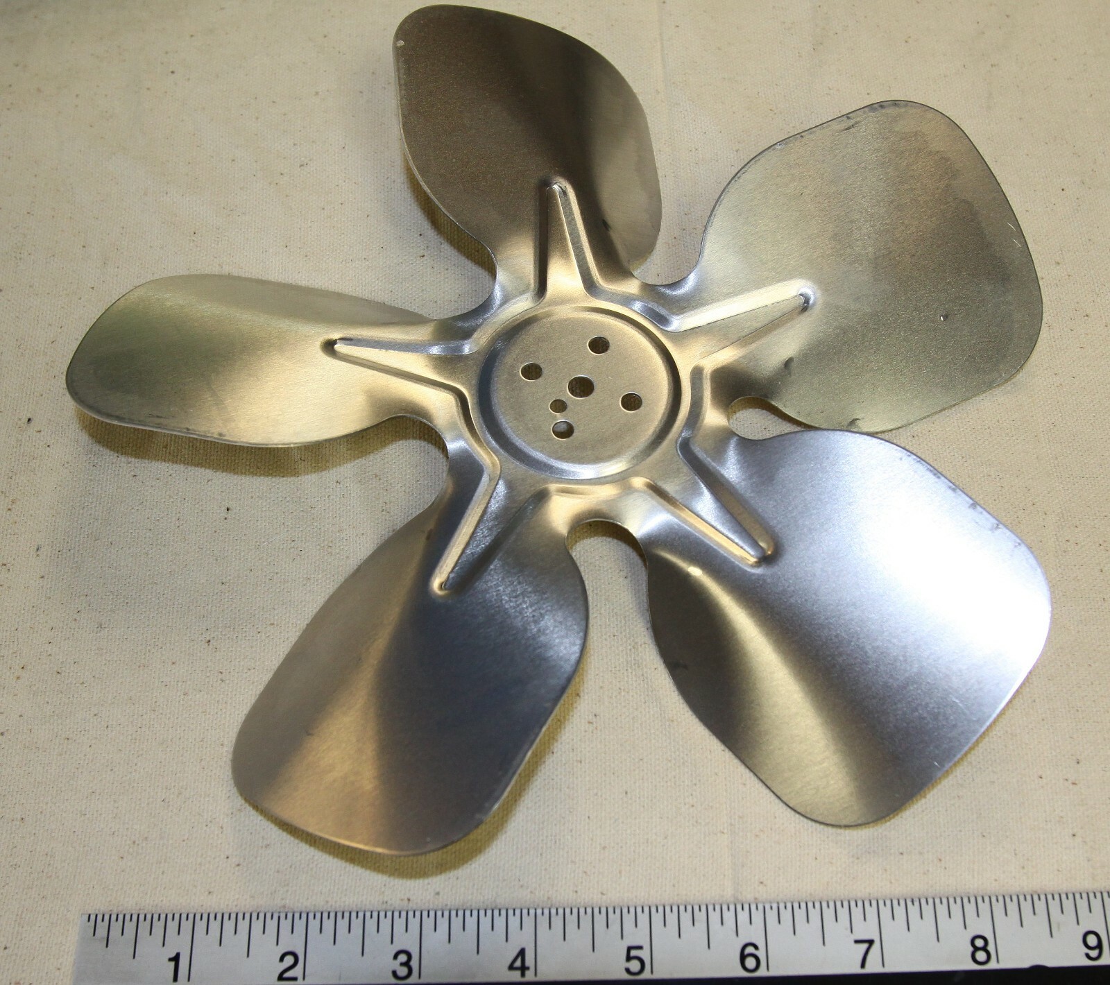 Acme 3106-31 (310631) aluminum 5 blade CW hubless 10″ 31 degree fan blade – New
