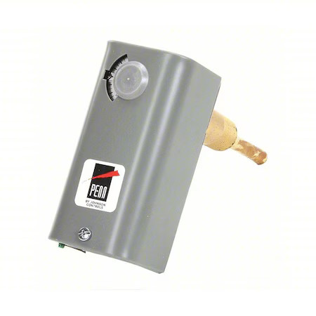 Johnson Controls A19aab-10C Line Voltage Mechanical Thermostat, Heat Or Cool,