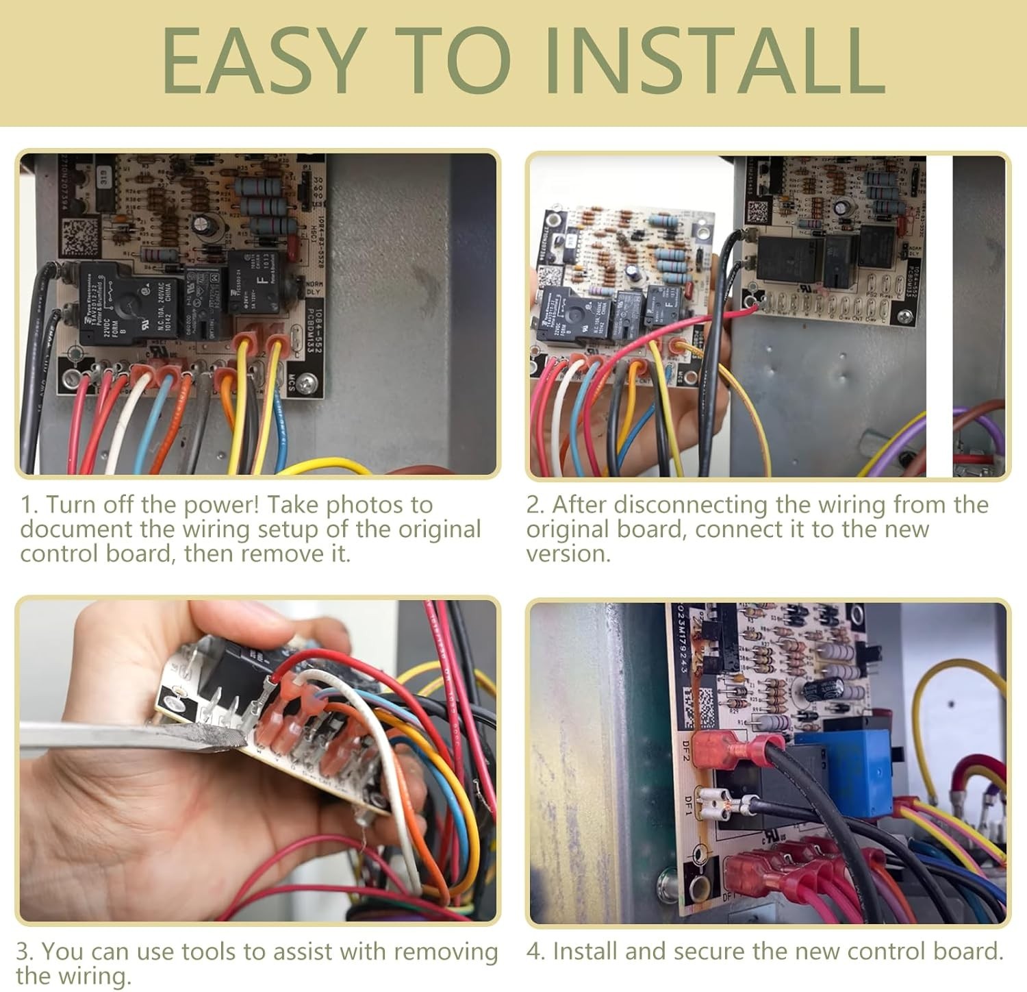 Reliable Defrost Control Board Replacement for Multiple HVAC Models – Fast Setup
