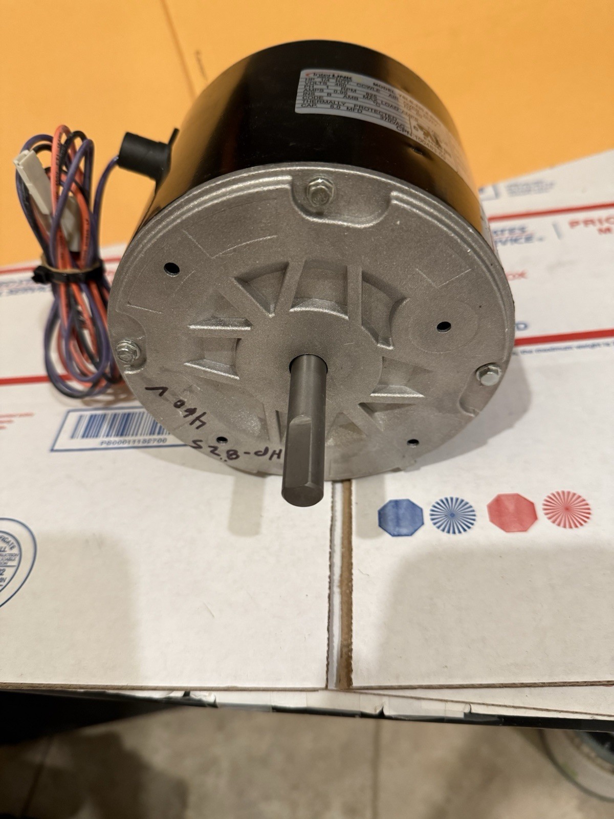 INTERLINK YSLB-230-8-B001 CONDENSER MOTOR 1/4 HP 460 V. CCWLE Rot 825 RPM