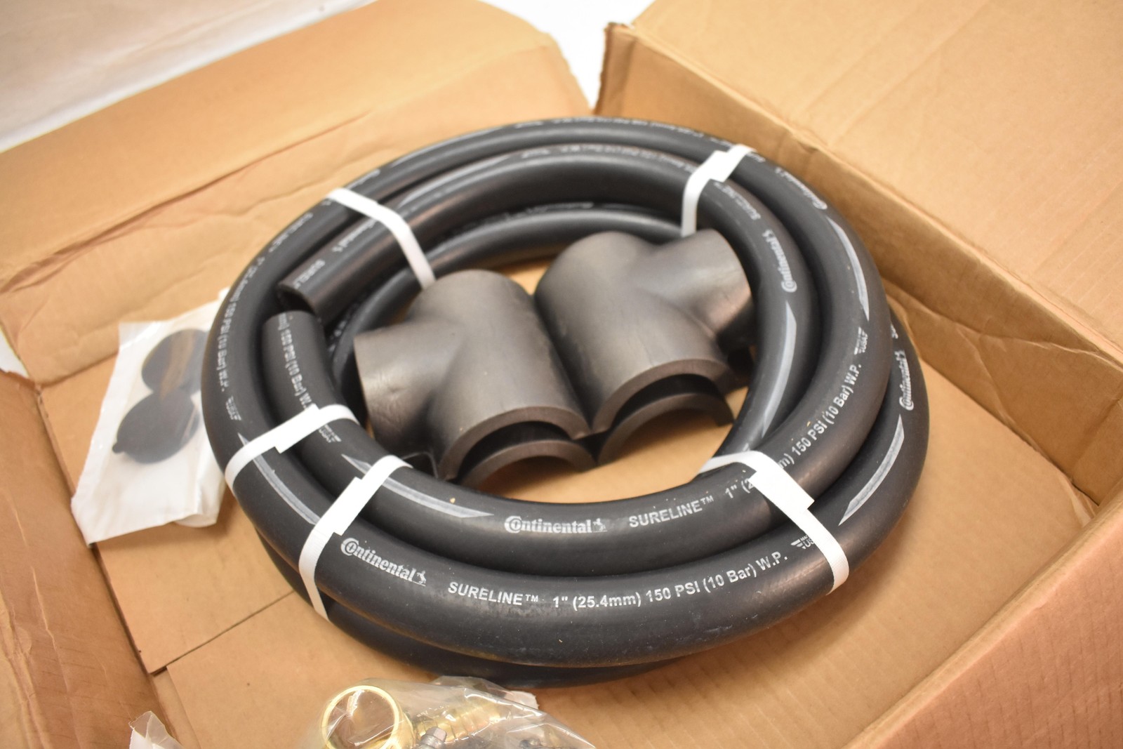 Geo-Flo GHK-1L Hose Kit 1101 Heat Pump HVAC 1 In FPT Connections Black Brass